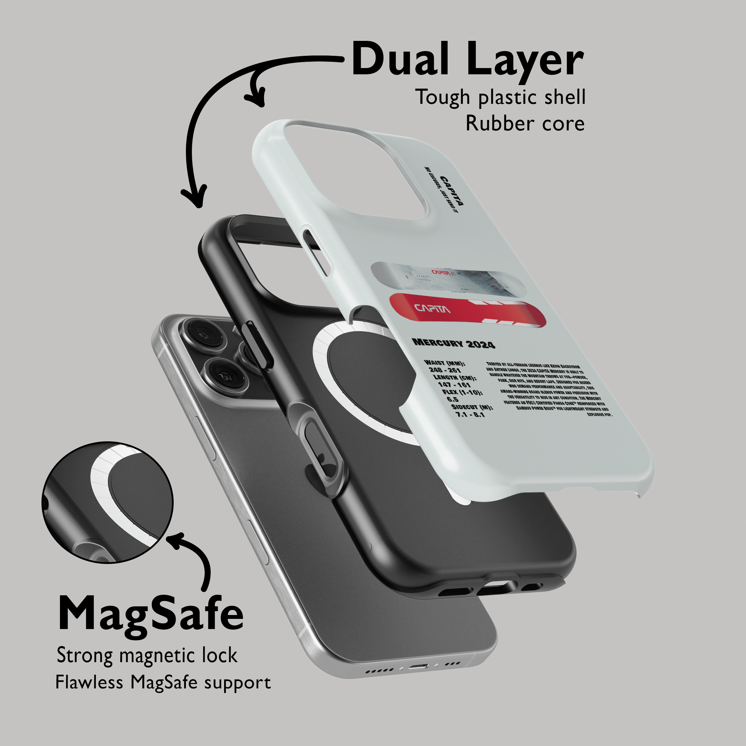 Capita Mega Death Snowboard Handyhülle