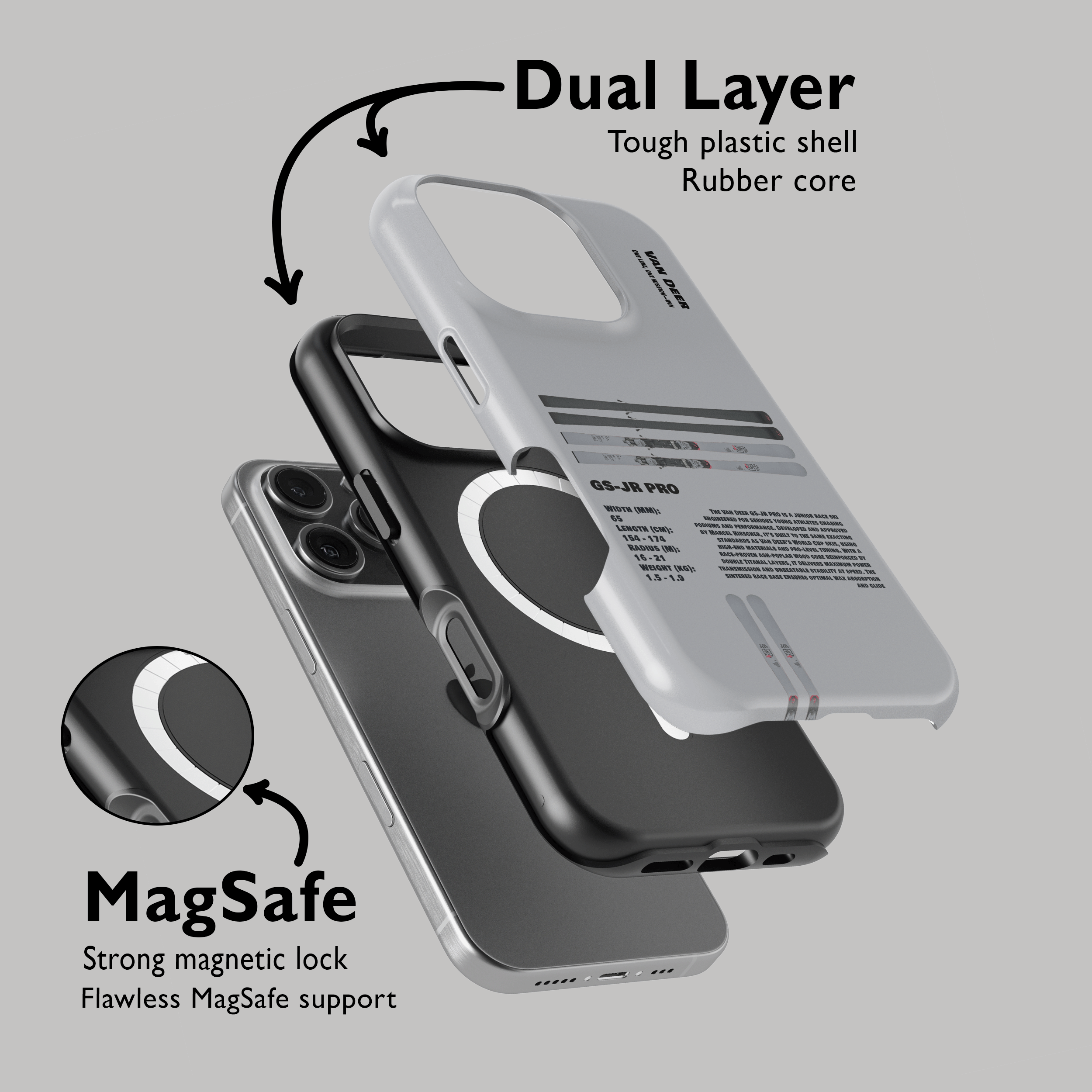Van Deer GS JR PRO Ski Phone Case
