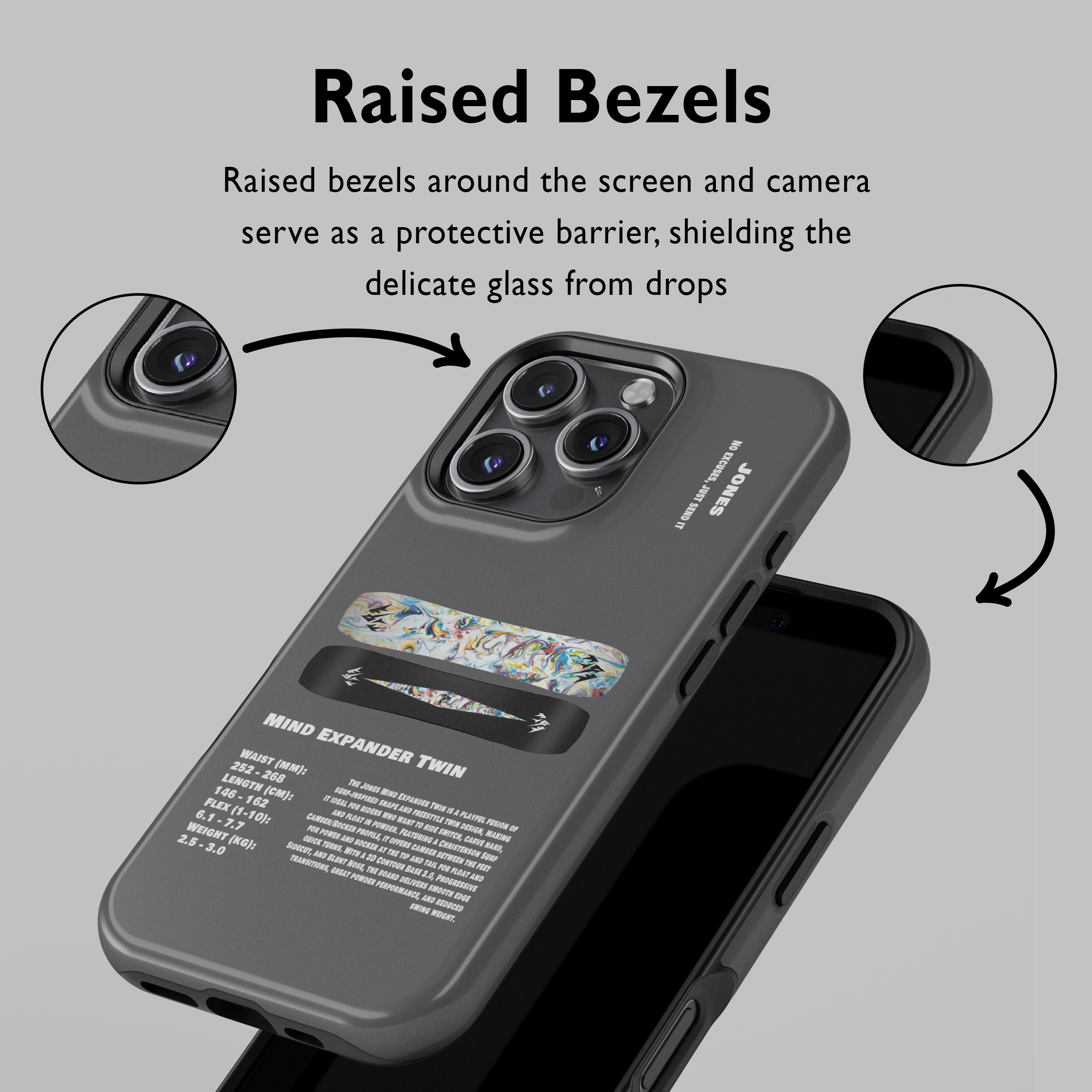 Jones Mind Expander Twin Snowboard Phone Case