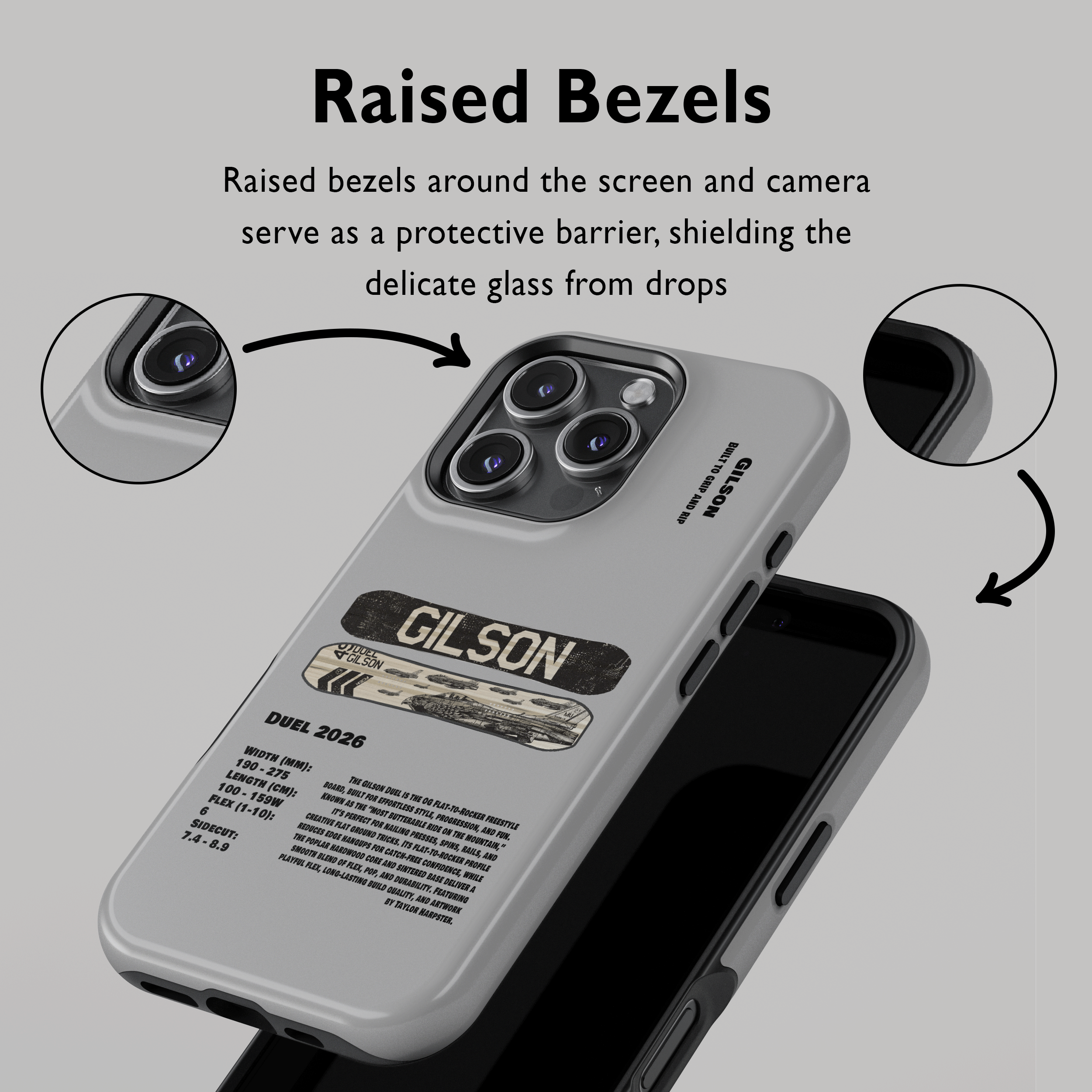 Gilson Duel Snowboard Phone Case