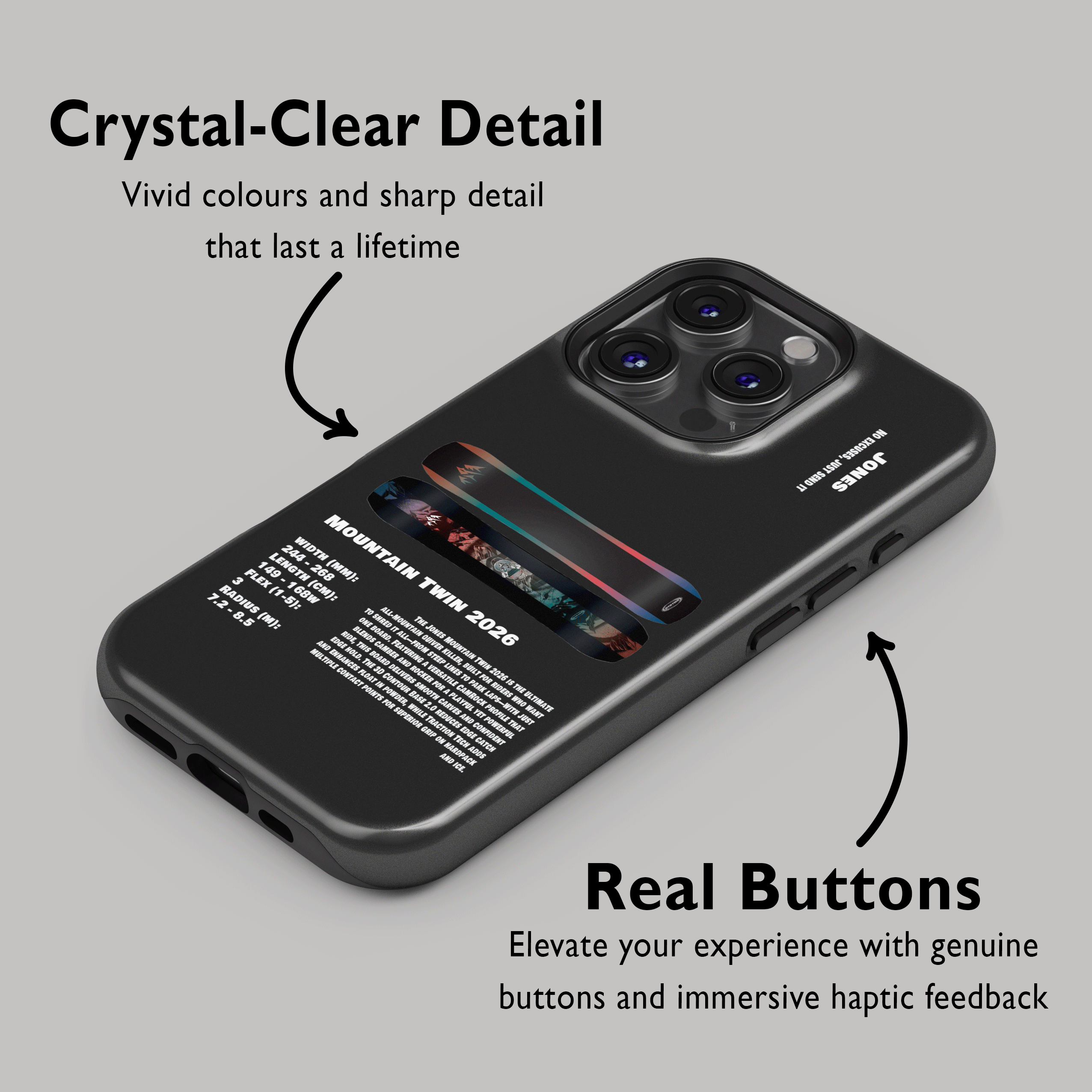 Jones Mountain Twin 2026 Snowboard Phone Case