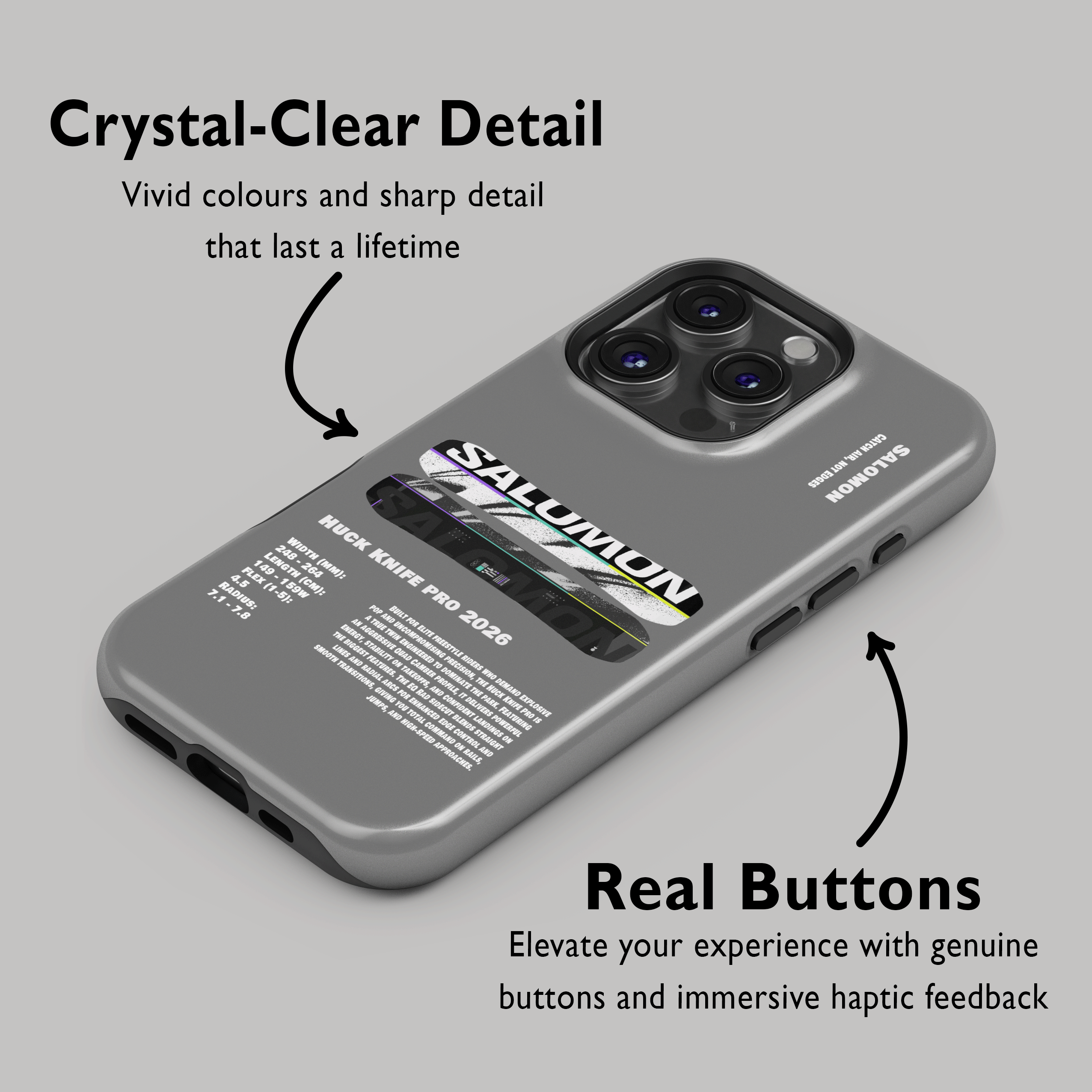Salomon Huck Knife Pro 2026 Snowboard Phone Case