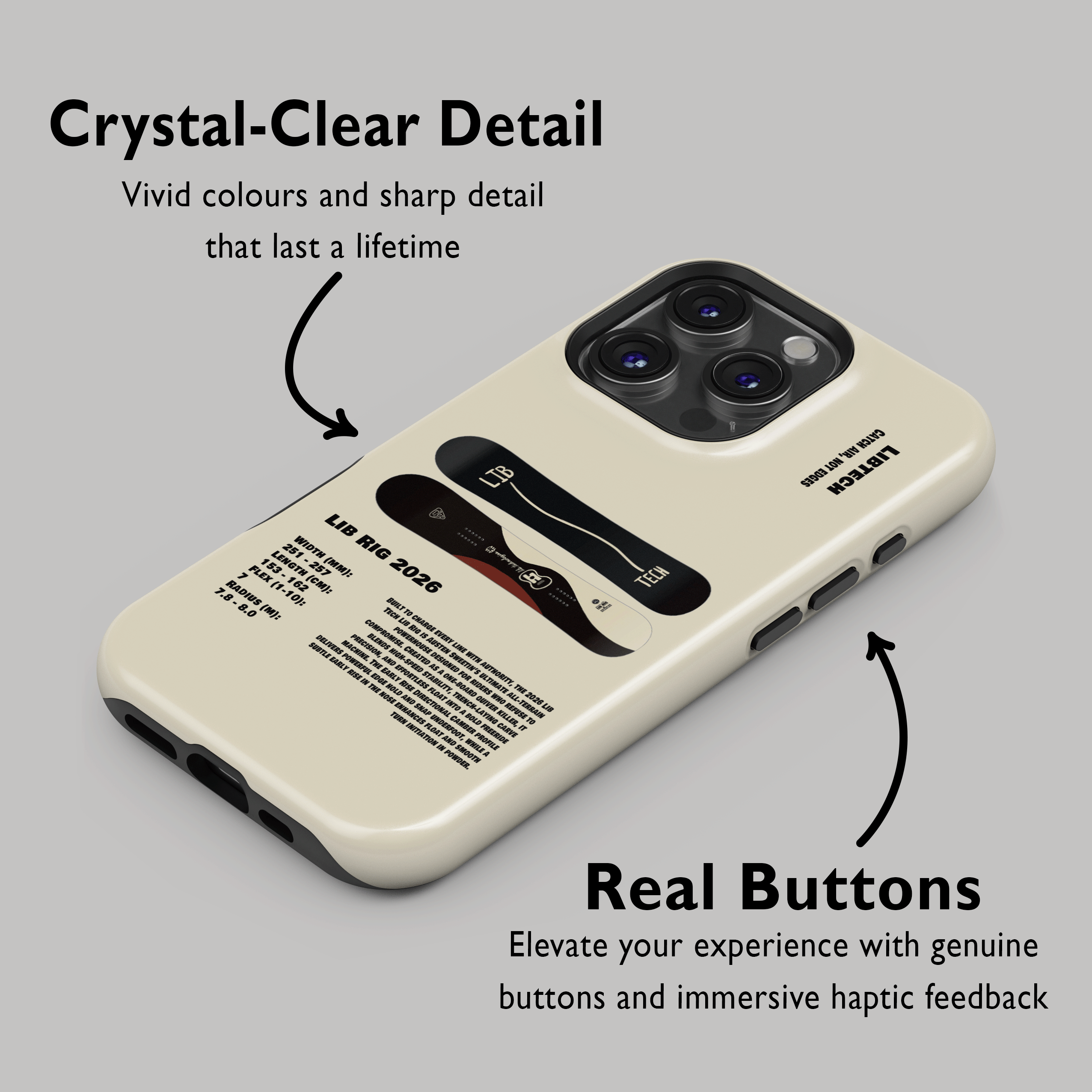 Lib Tech Lib Rig 2026 Snowboard Phone Case