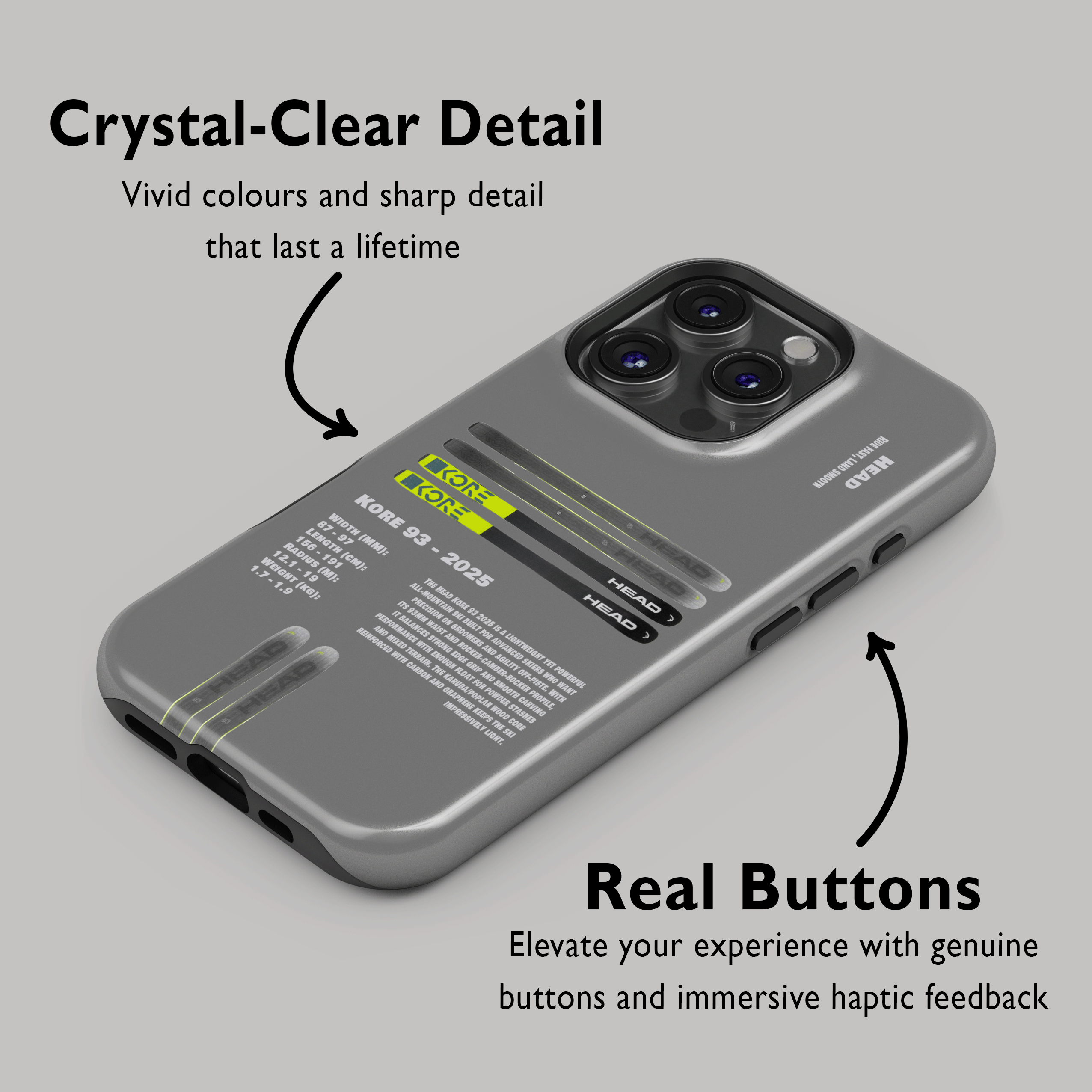 Head Kore 93 2025 Ski Phone Case