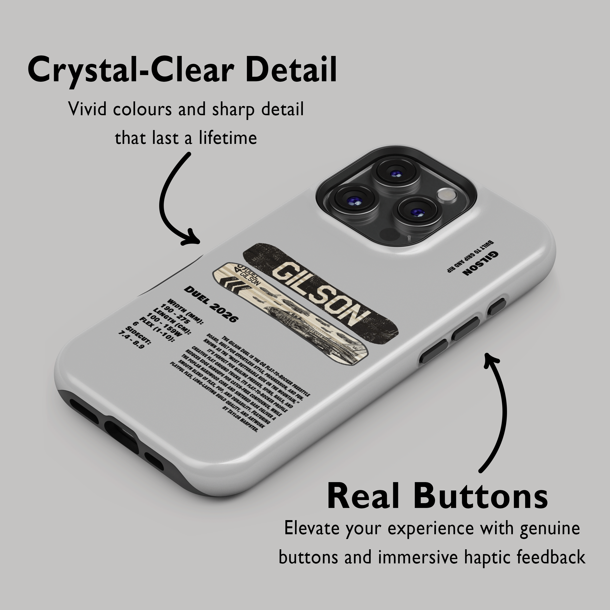 Gilson Duel Snowboard Phone Case
