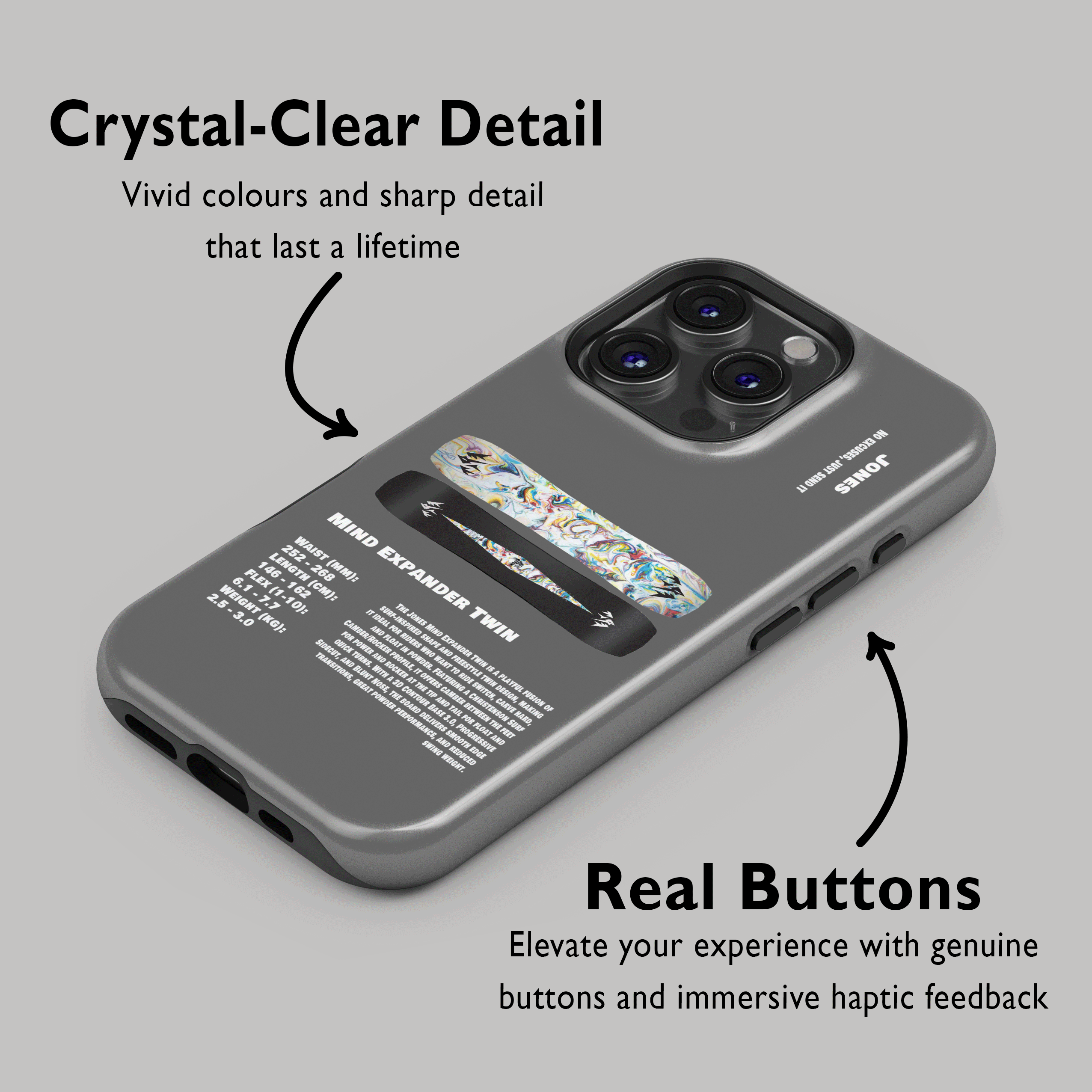 Jones Mind Expander Twin Snowboard Phone Case