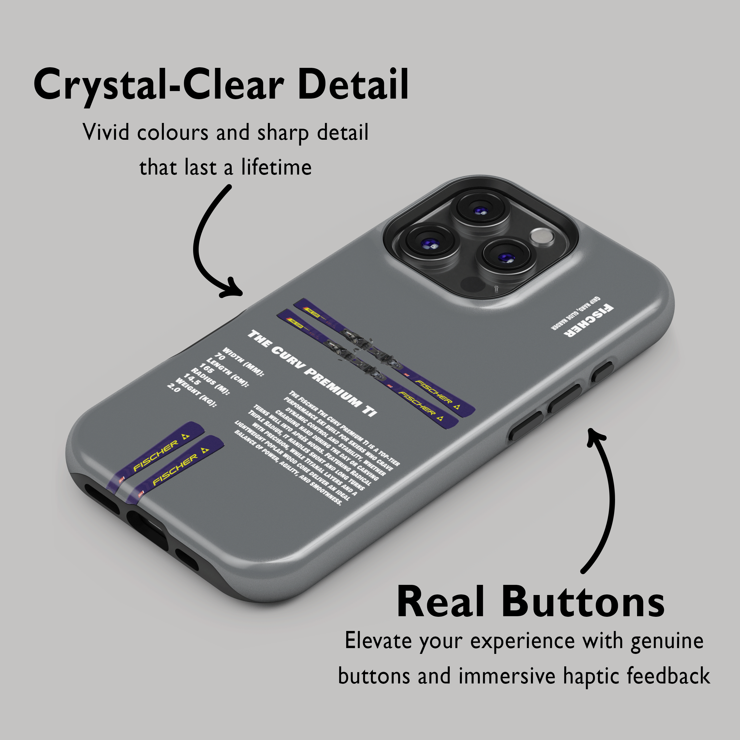 Fischer The Curv Premium Ti Ski Phone Case