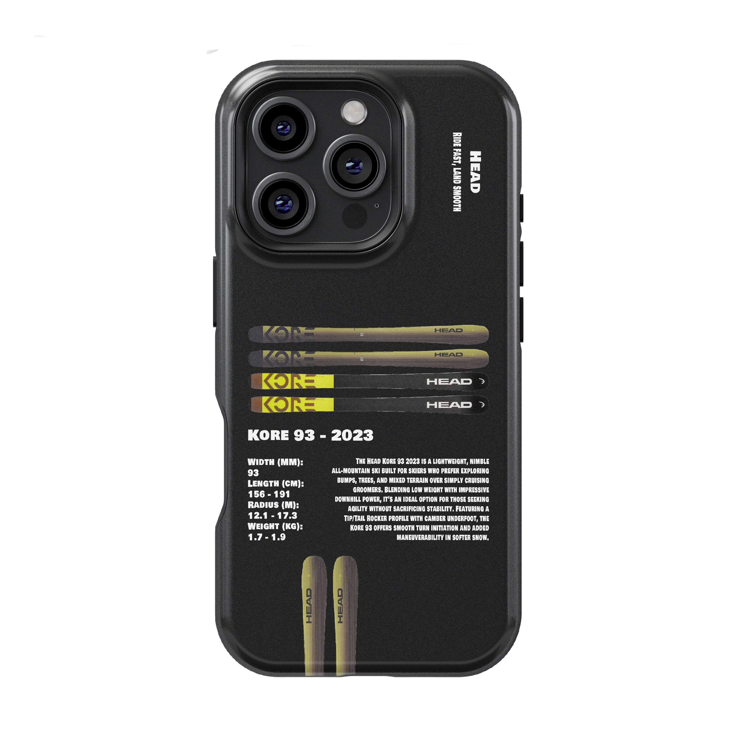 Head Kore 93 2023 Ski Phone Case