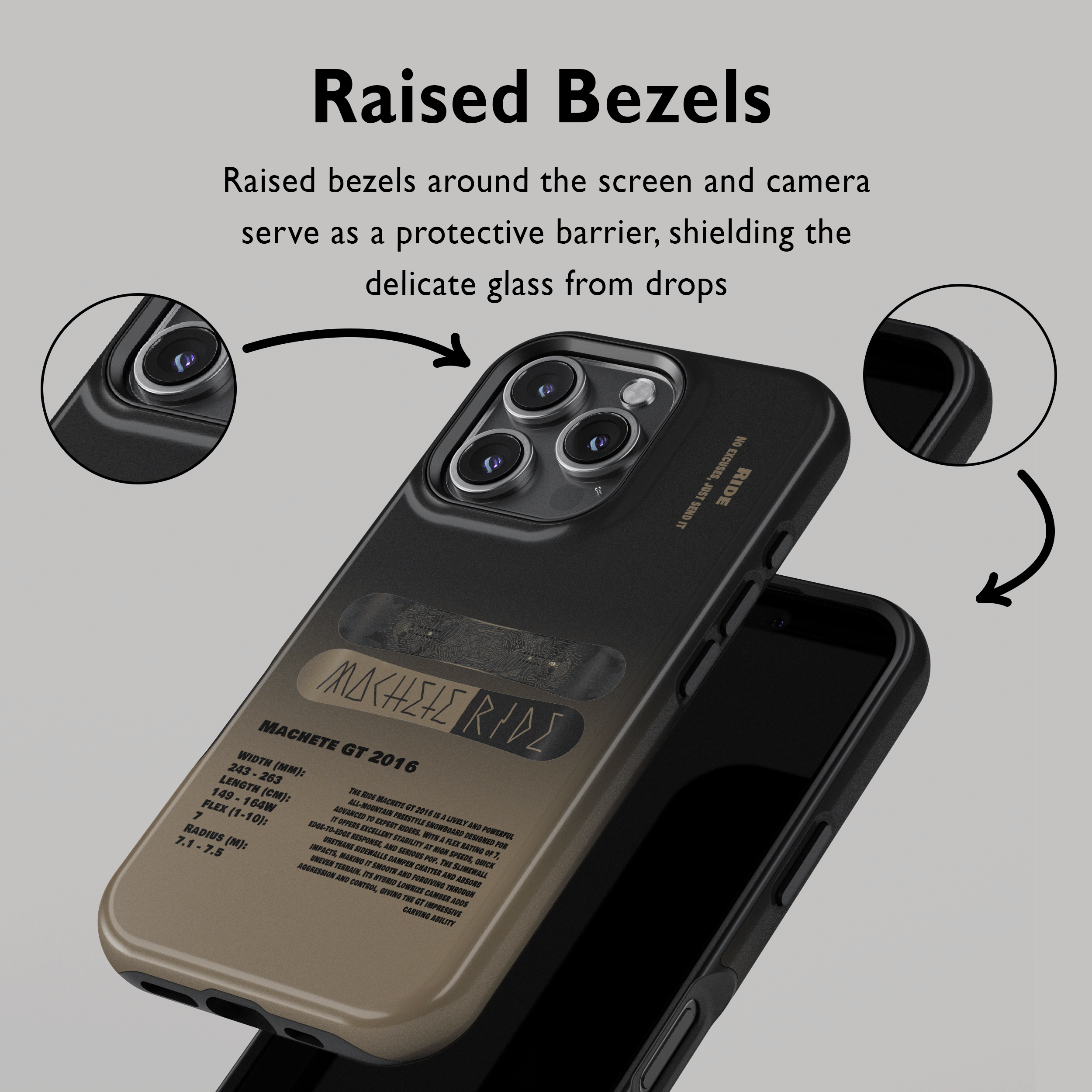 Ride Machete GT 2016 Snowboard Phone Case