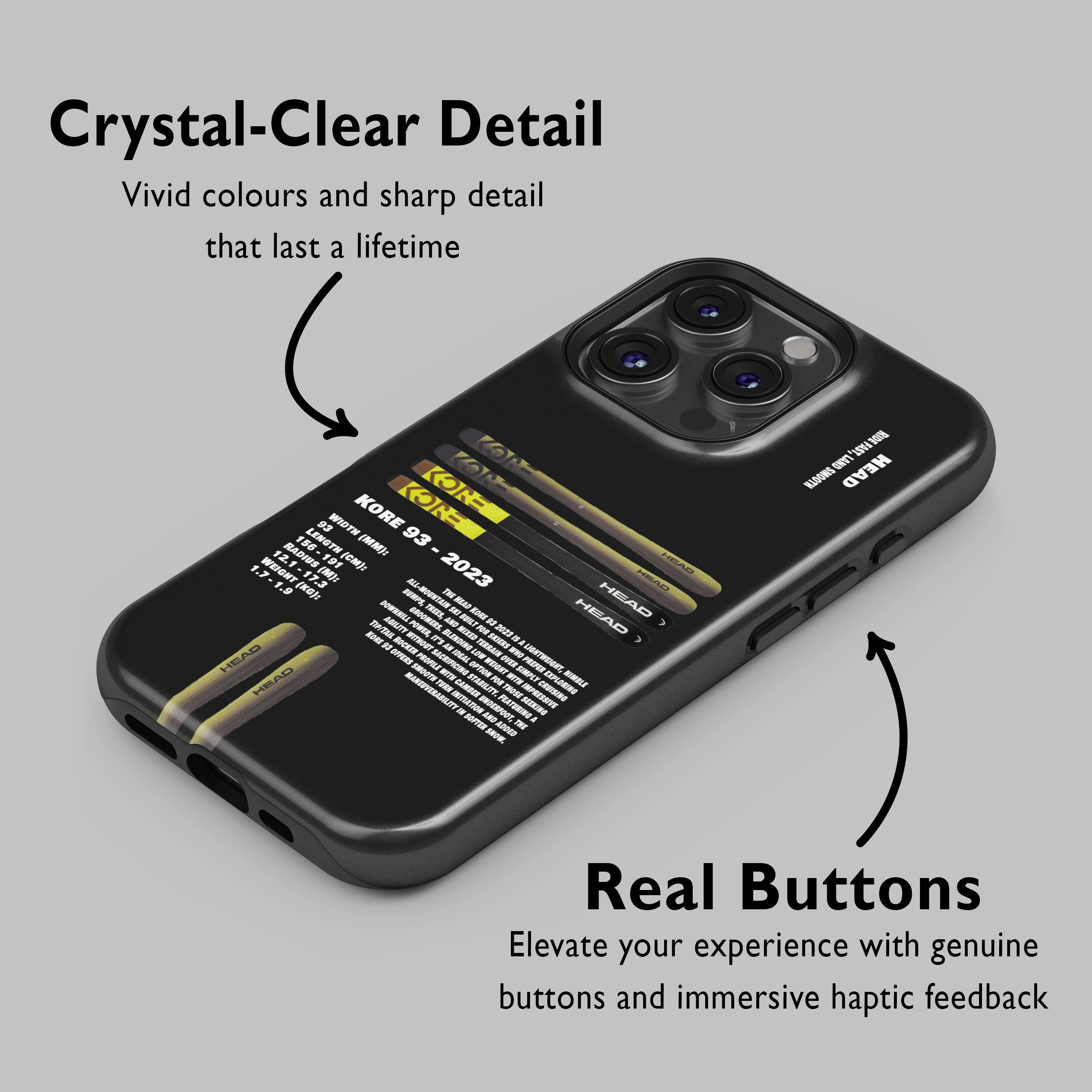 Head Kore 93 2023 Ski Phone Case