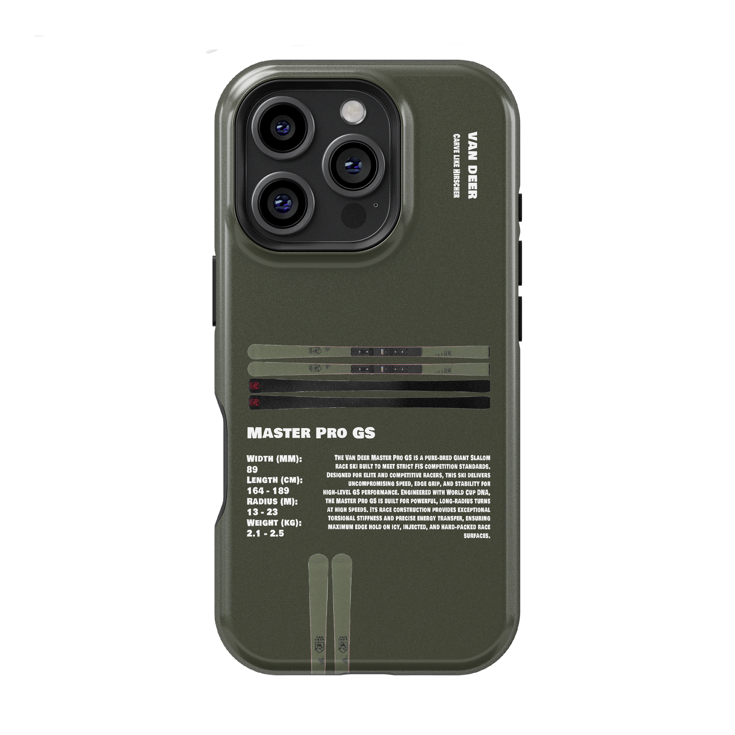 Van Deer Master Pro GS Ski Phone Case