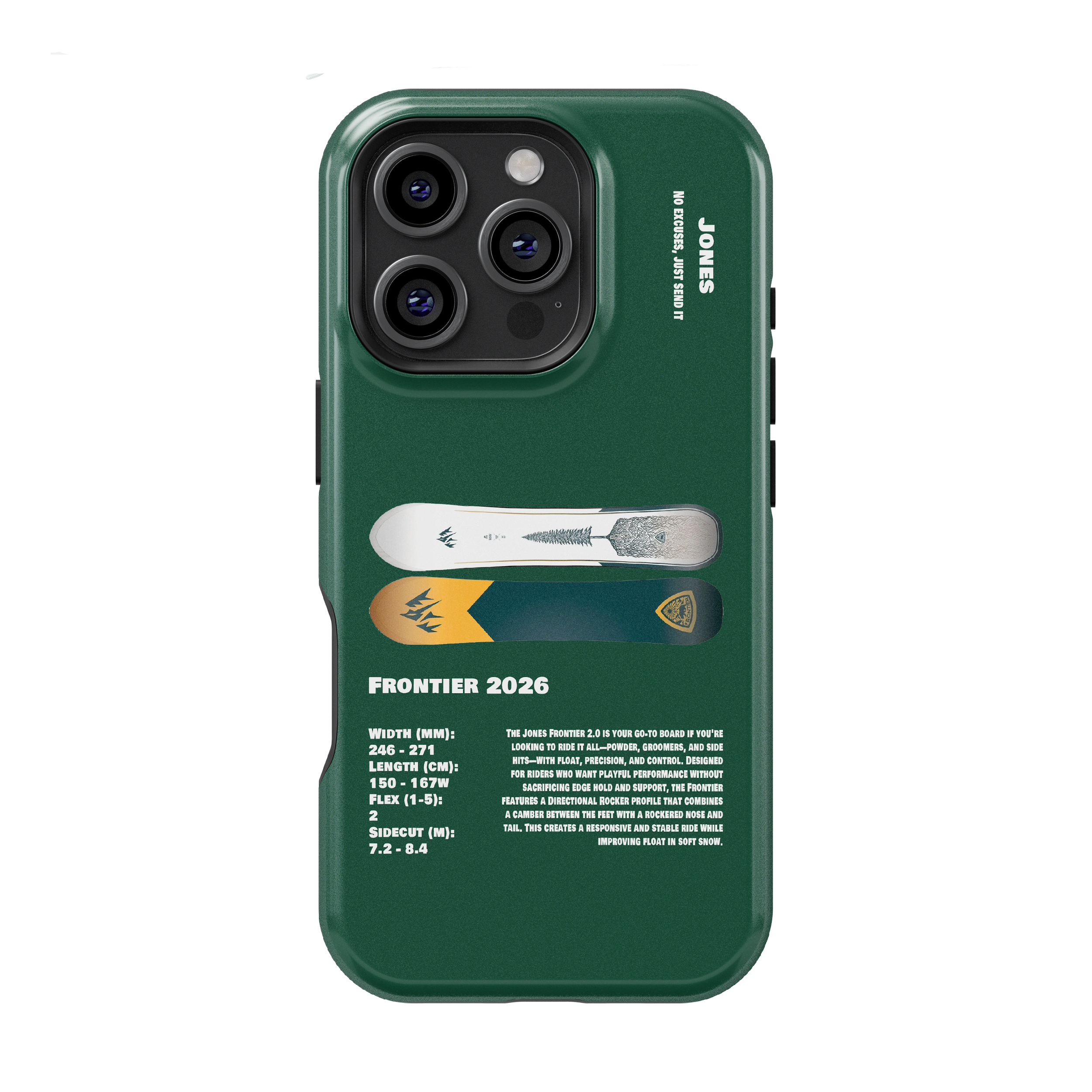 Jones Frontier 2026 Snowboard Phone Case