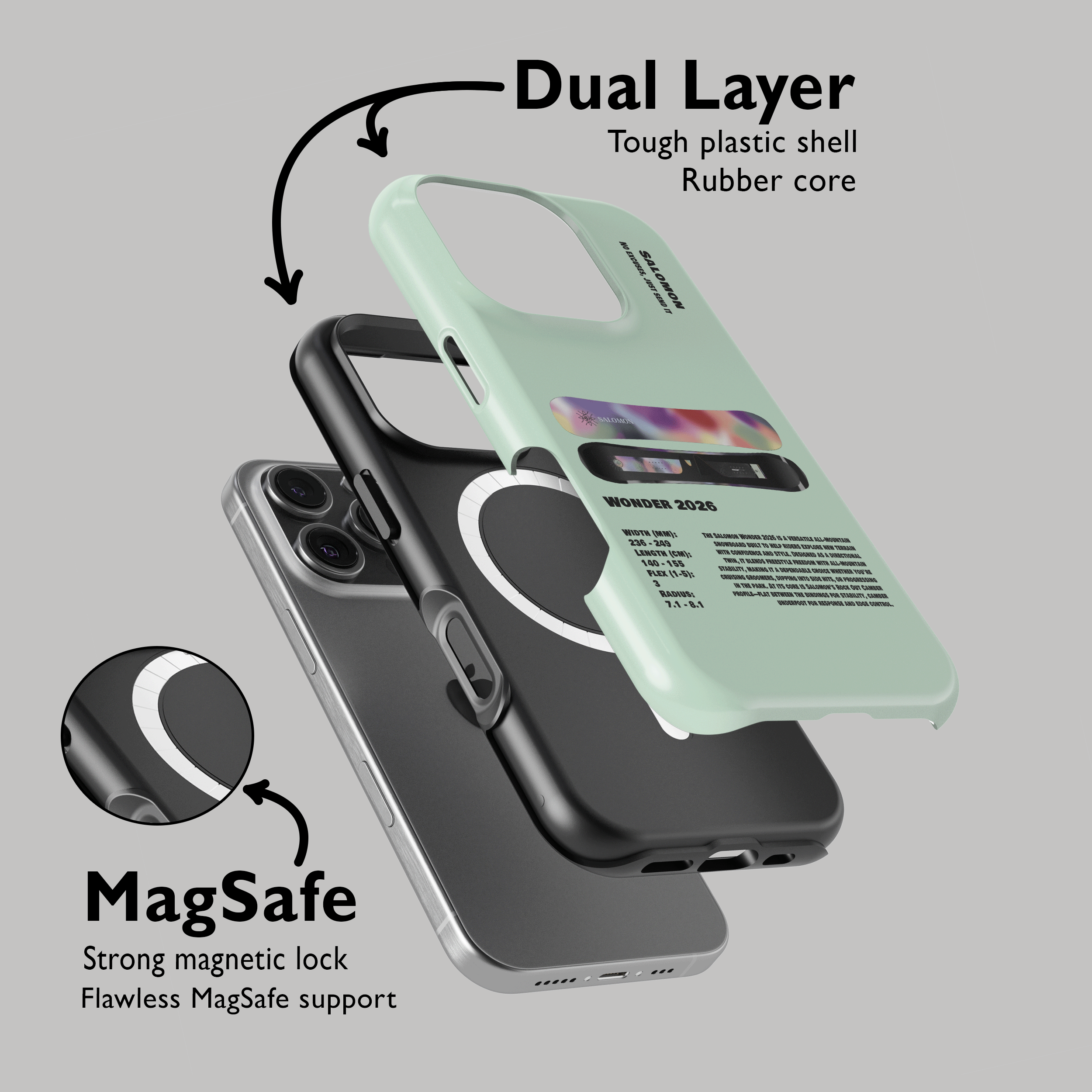 Salomon Wonder 2026 Snowboard Phone Case