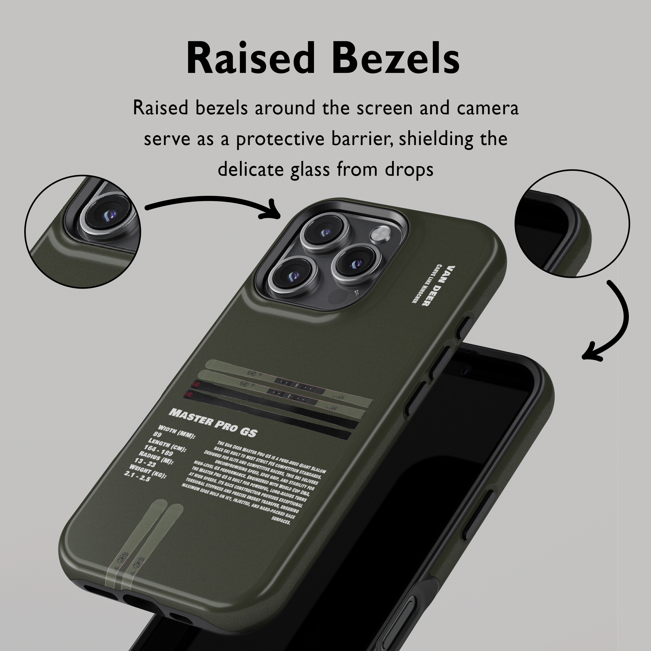 Van Deer Master Pro GS Ski Phone Case