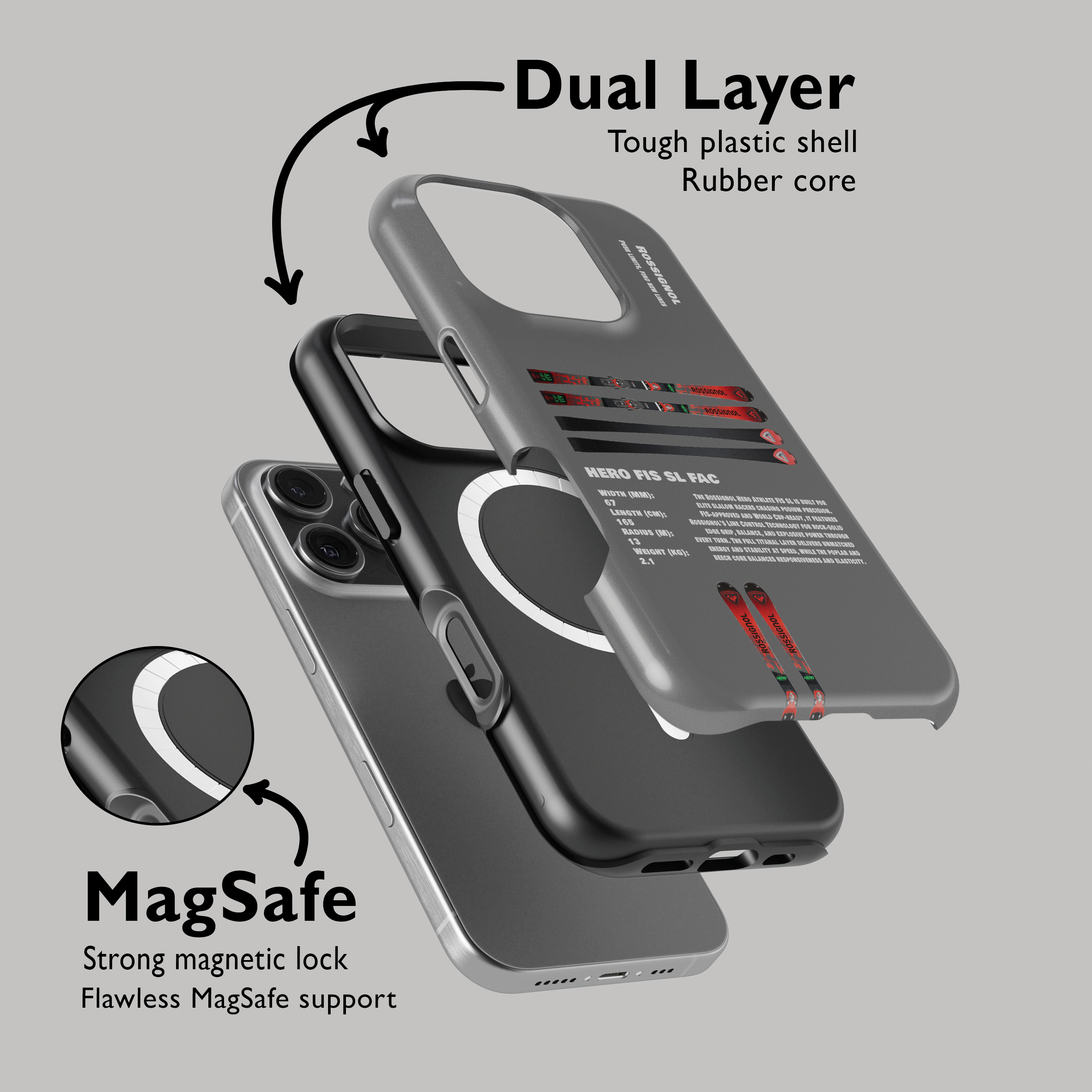 Rossignol Hero Fis SL Fac Ski Phone Case