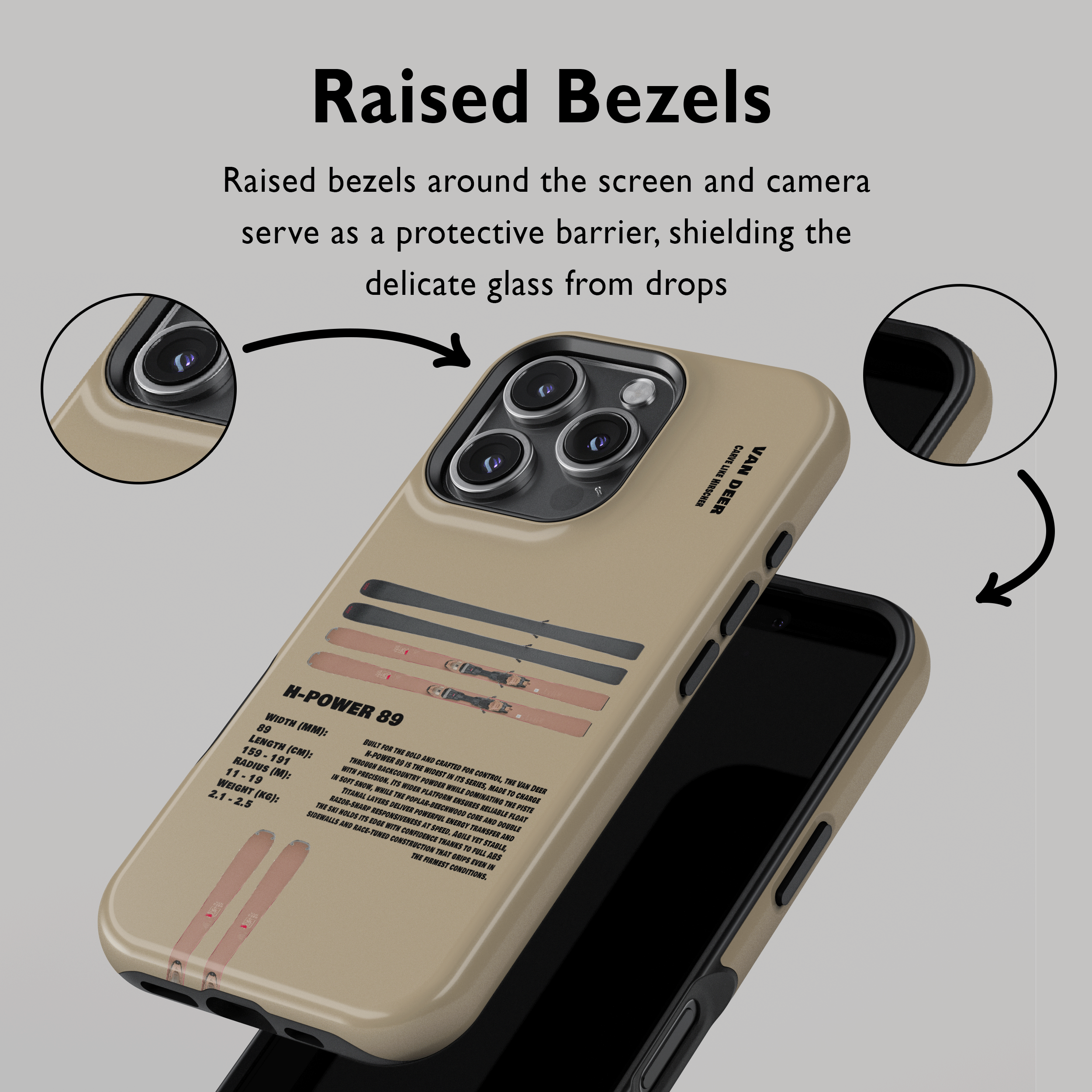 Van Deer HPOWER 89 Ski Phone Case