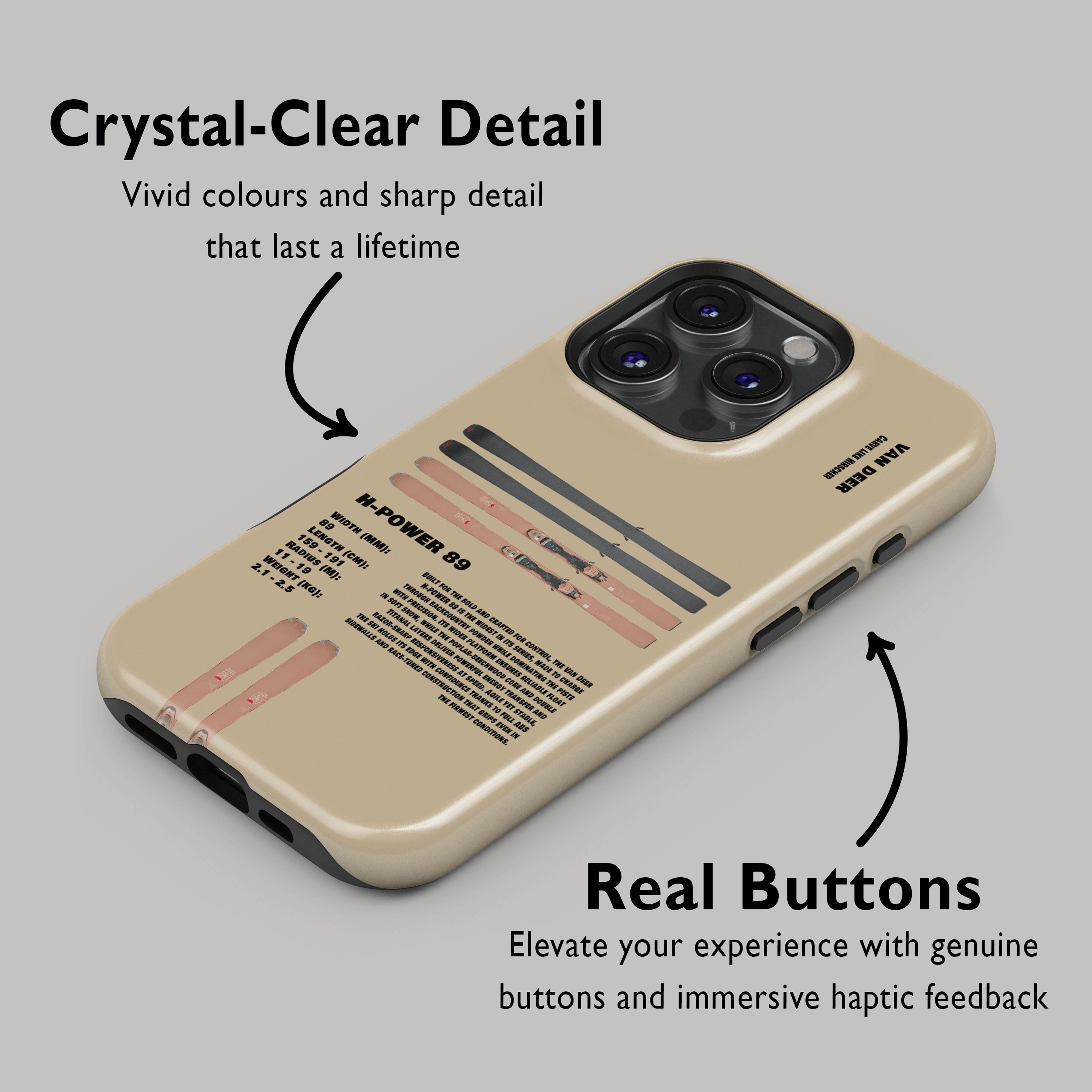 Van Deer HPOWER 89 Ski Phone Case