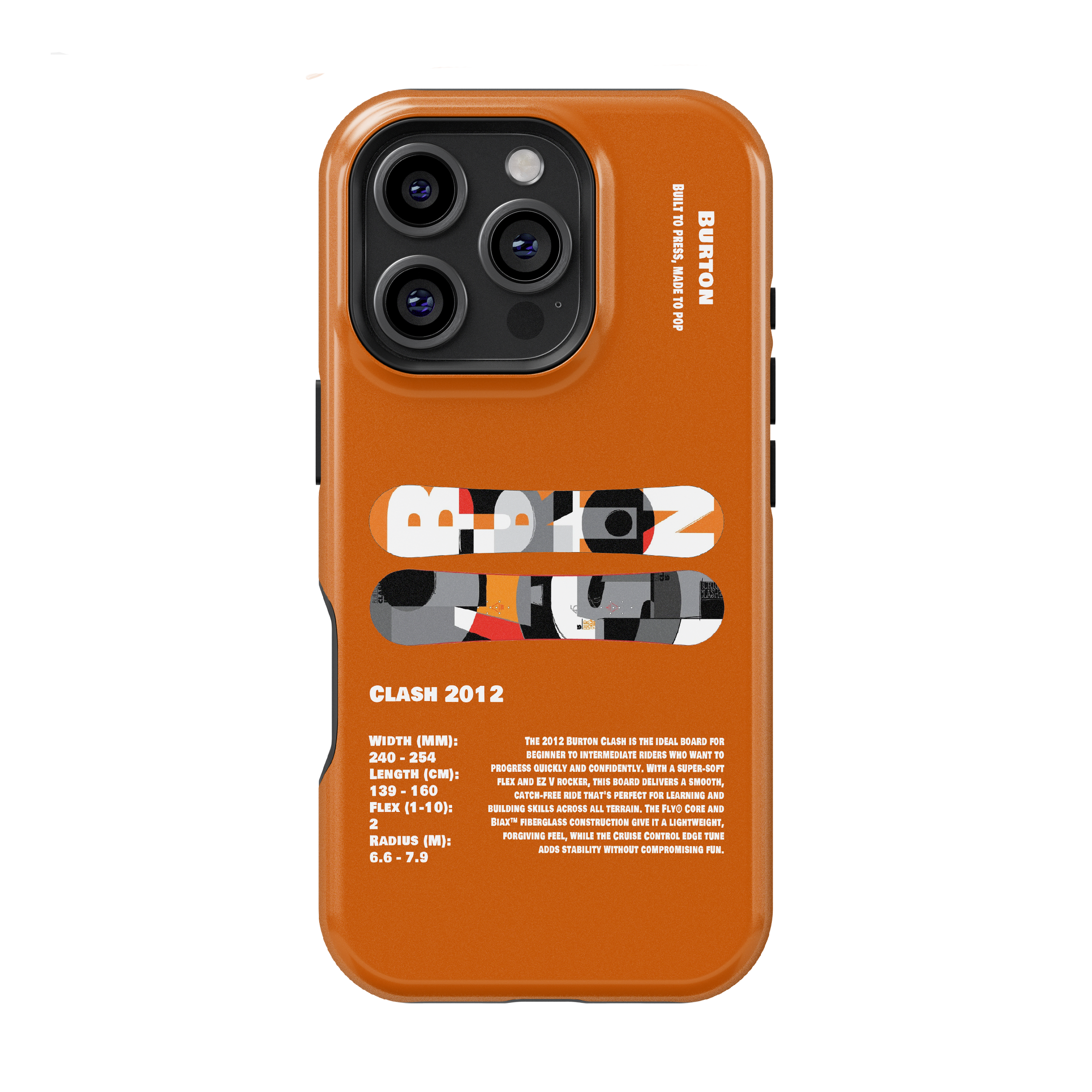 Étui de téléphone pour snowboard Burton Process Camber 2026