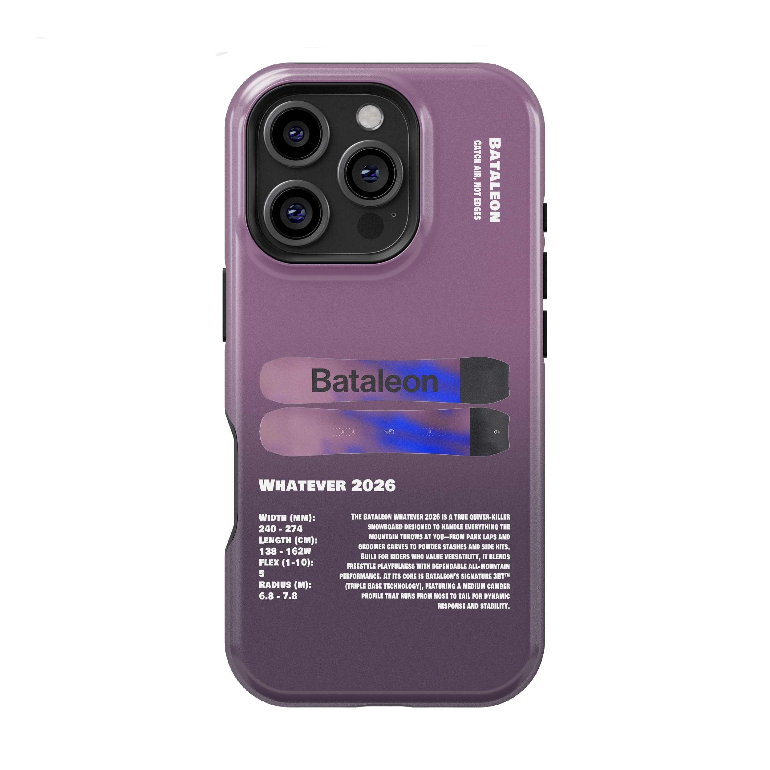 Bataleon Whatever 2026 Snowboard Phone Case