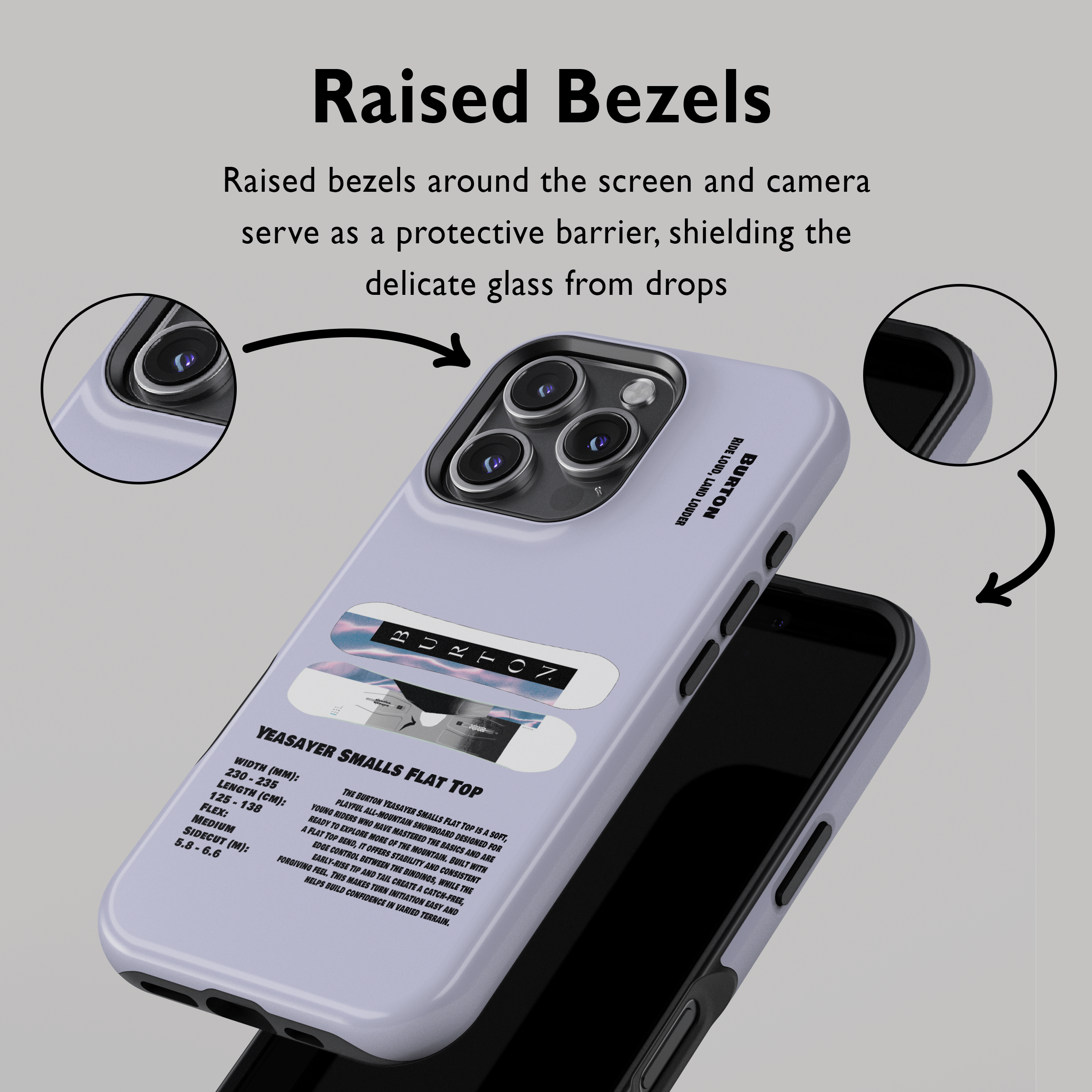 Burton Yeasayer Smalls Flat Top Snowboard Phone Case