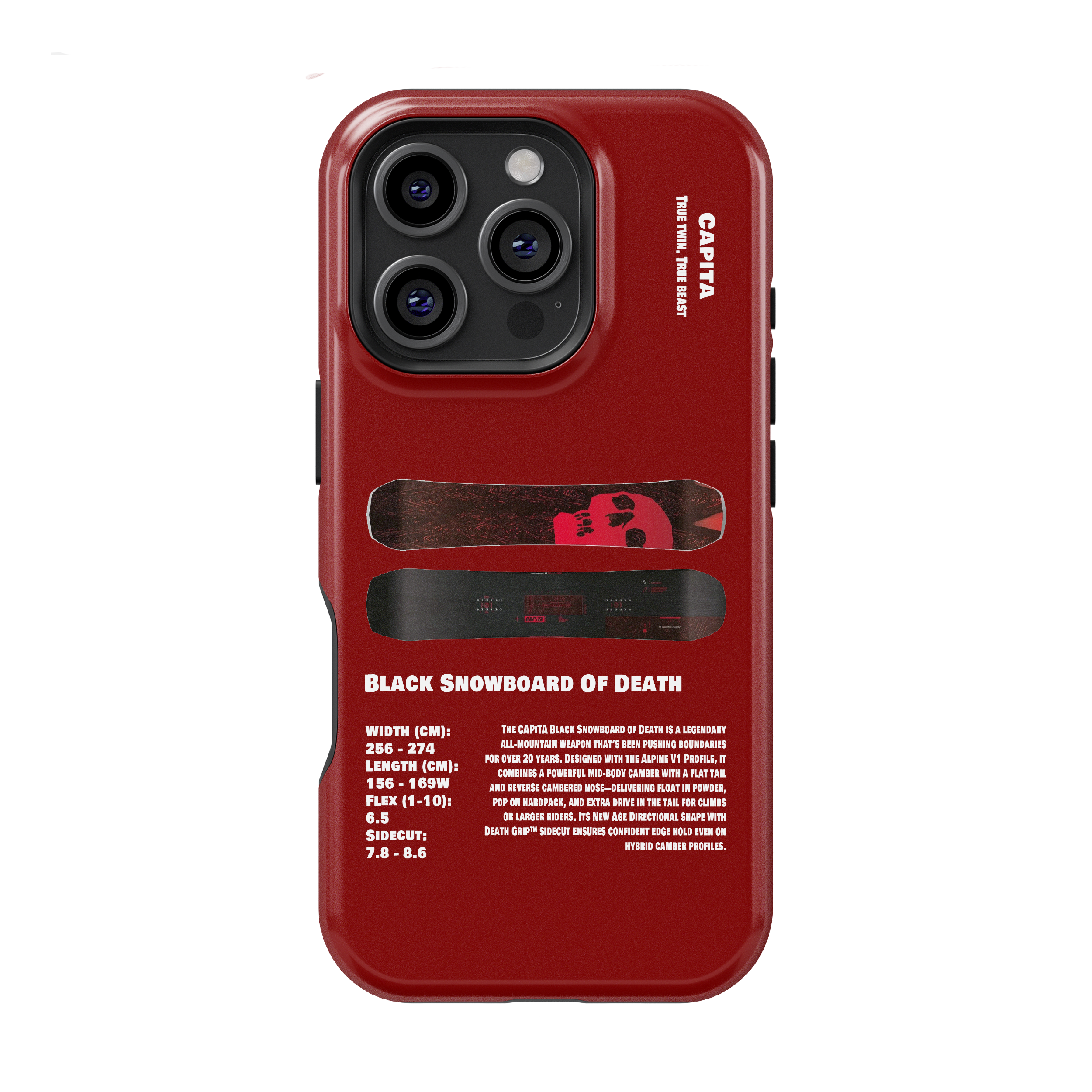 Capita Mega Death Snowboard Handyhülle