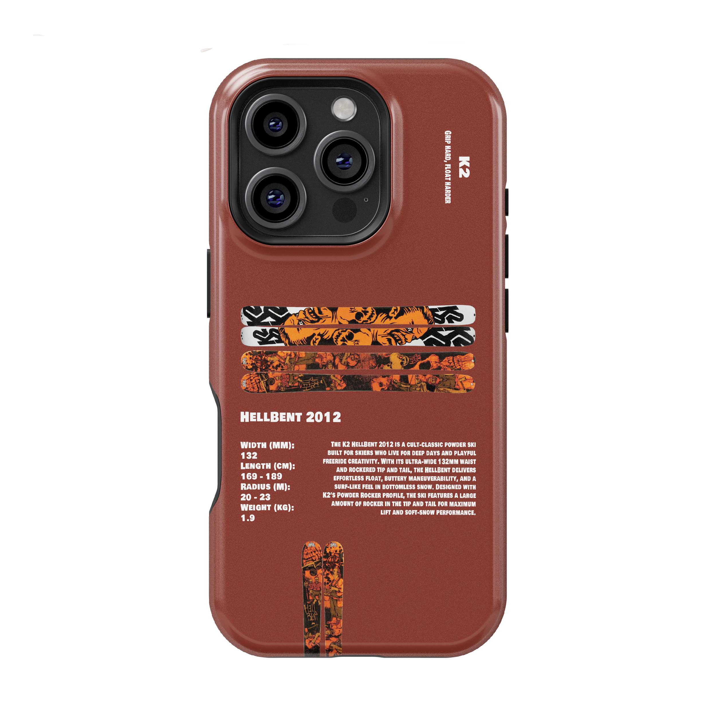 K2 HellBent 2012 Ski Phone Case