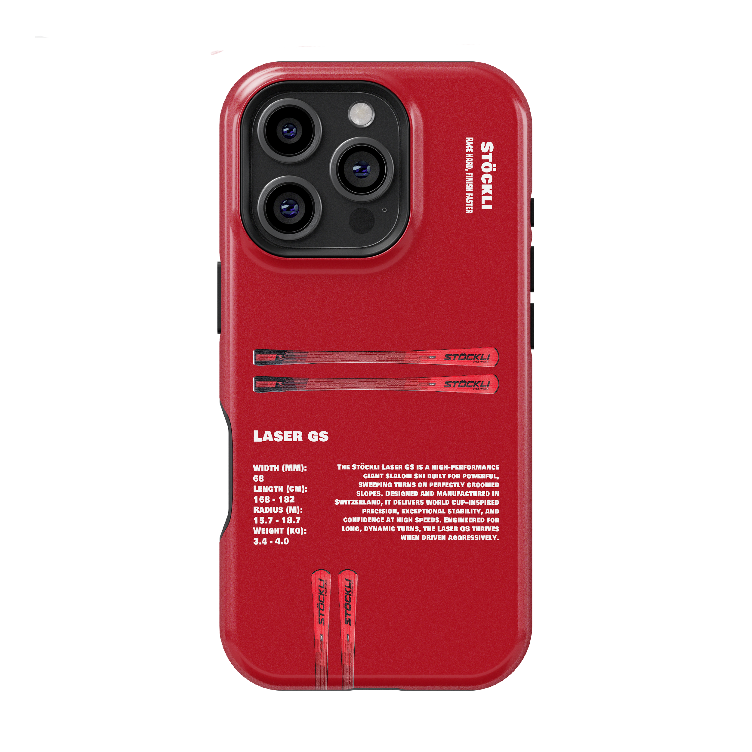 Stockli Laser GS Ski Phone Case