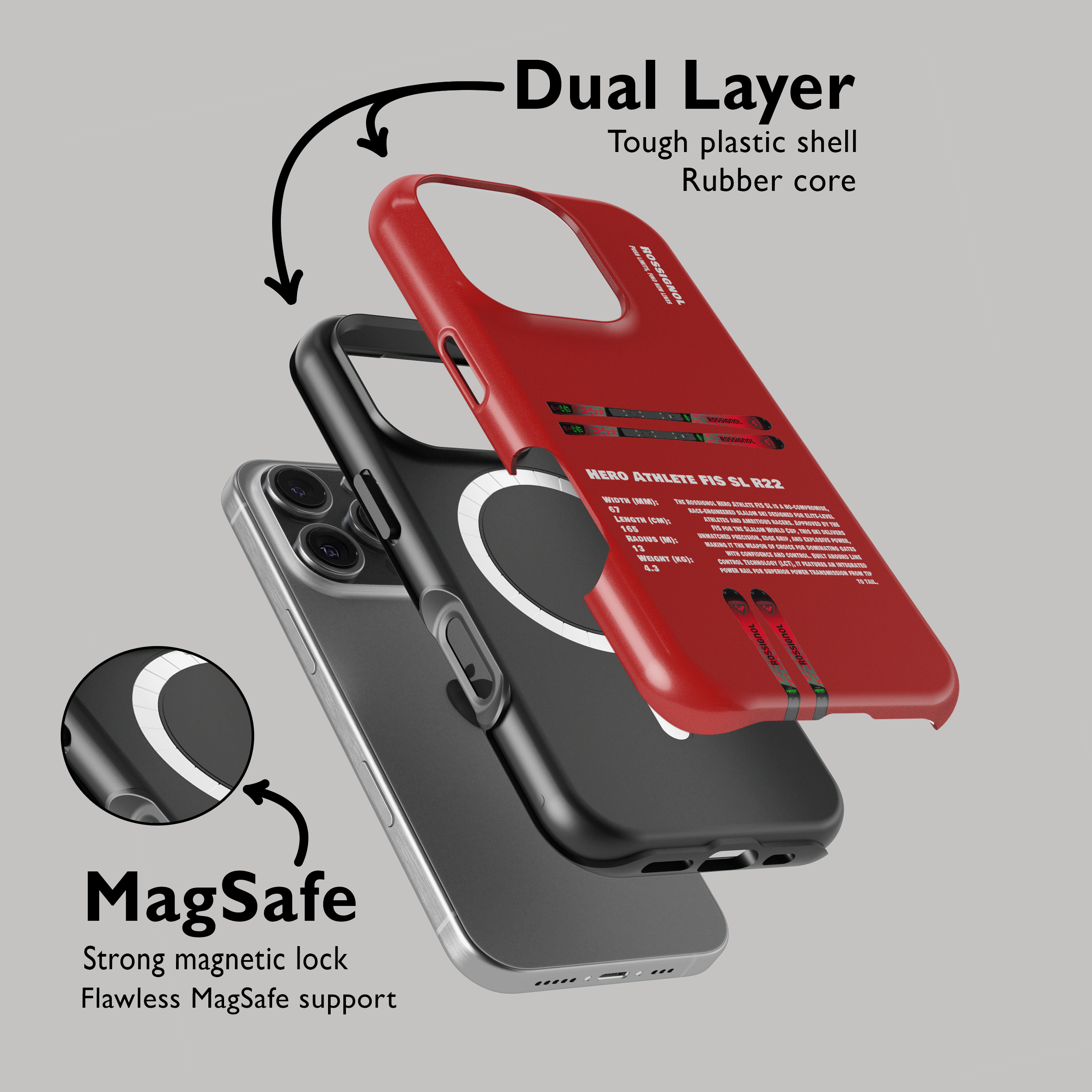 Rossignol Hero Athlete FIS SL R22 Ski Phone Case