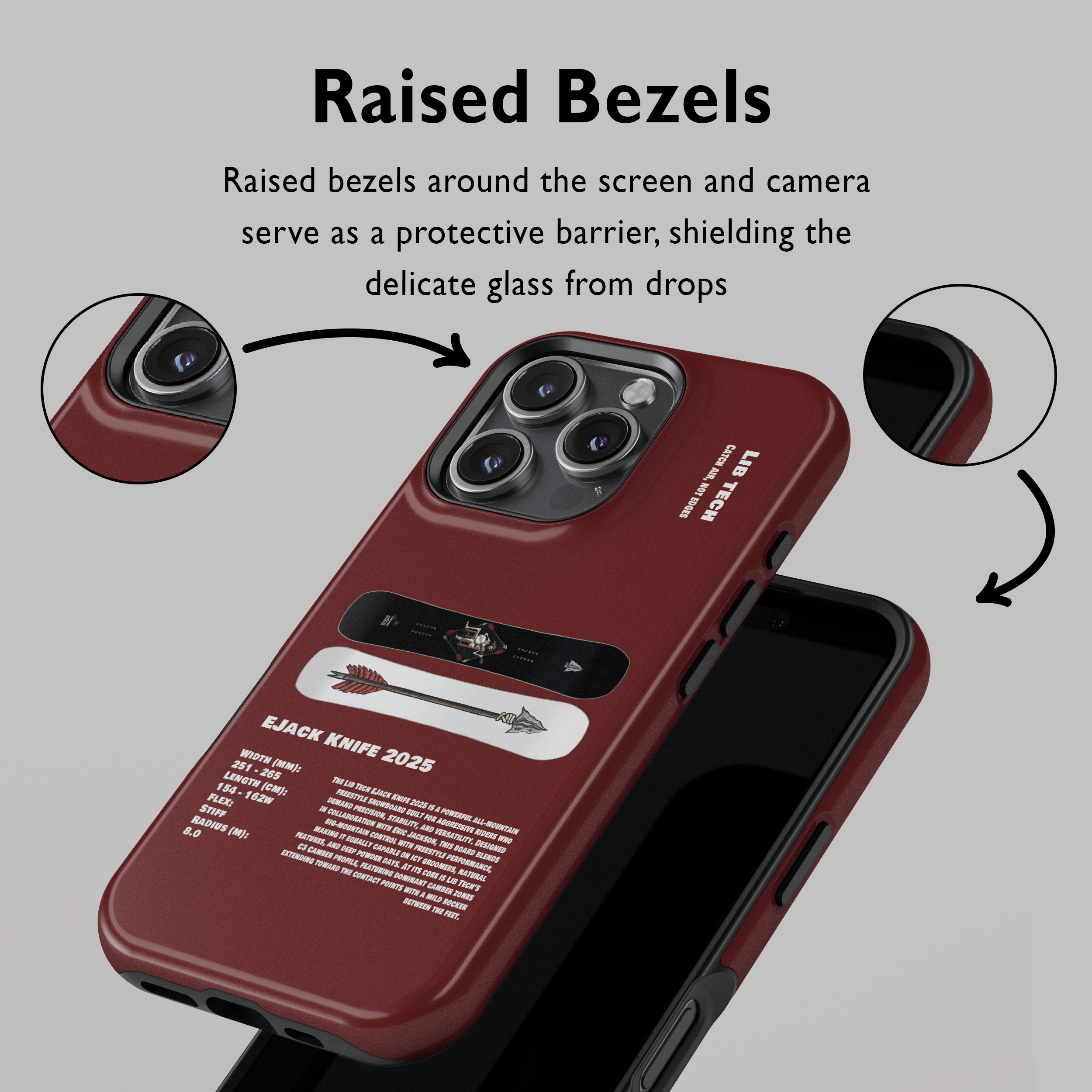 Lib Tech EJack Knife 2025 Snowboard Phone Case