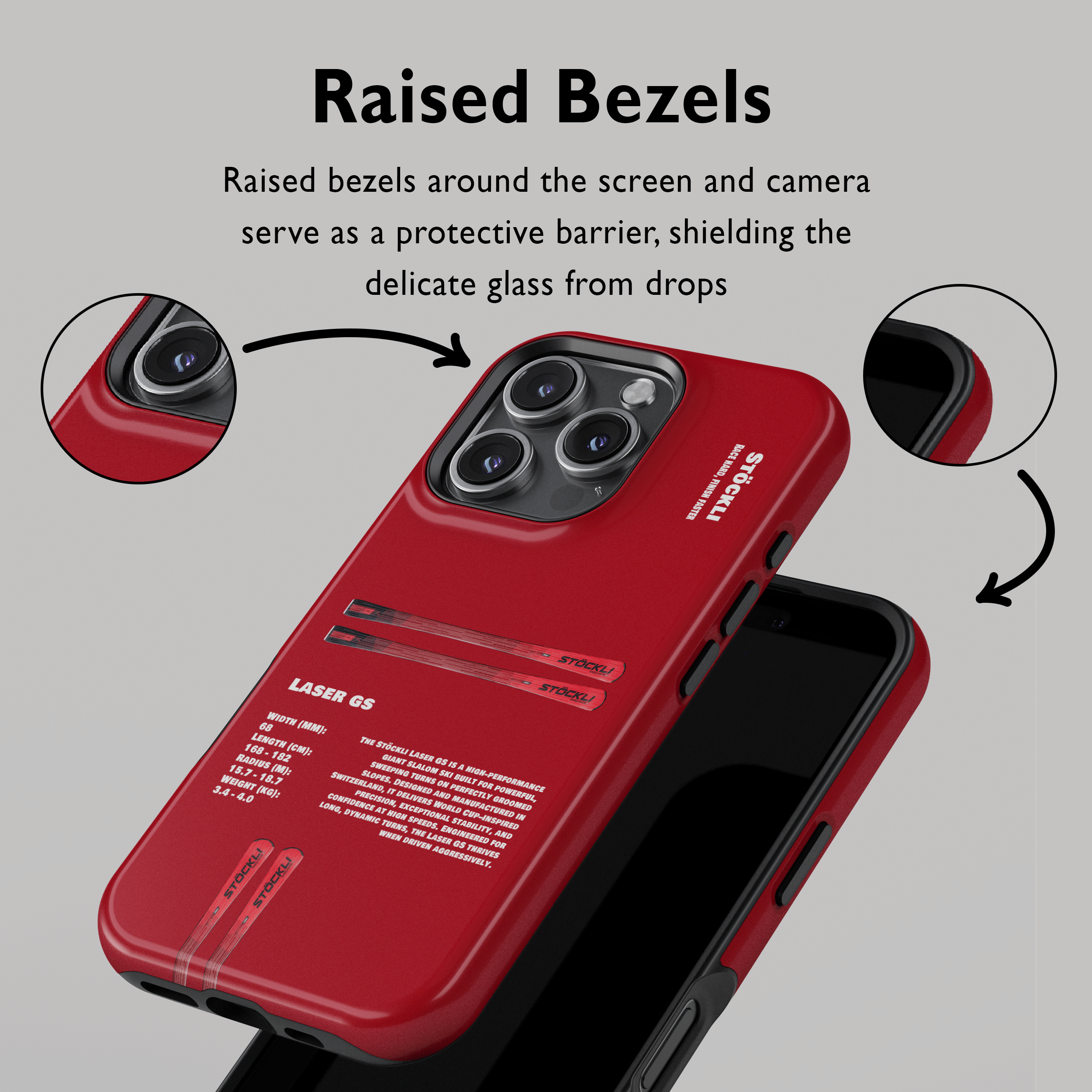 Stockli Laser GS Ski Phone Case