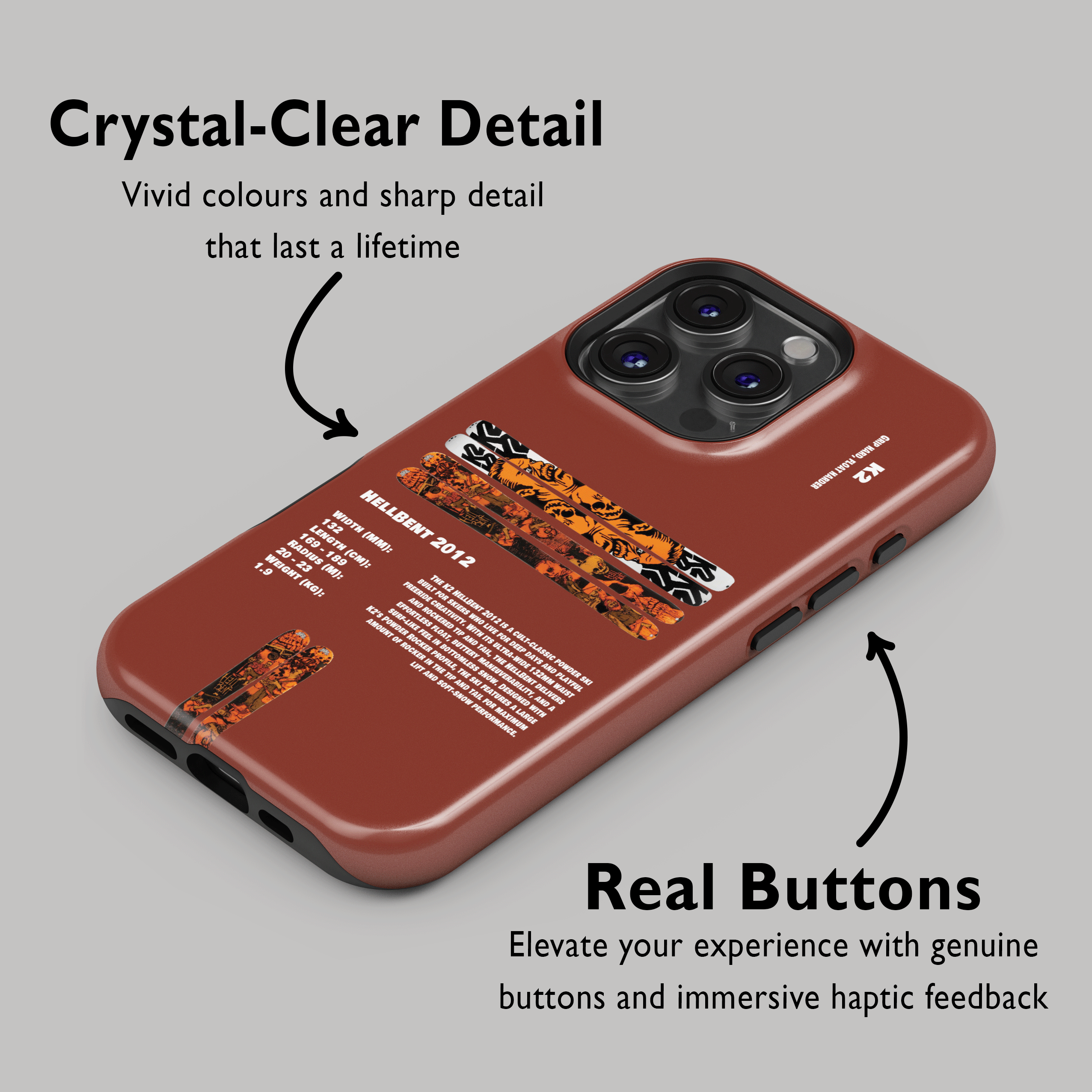 K2 HellBent 2012 Ski Phone Case