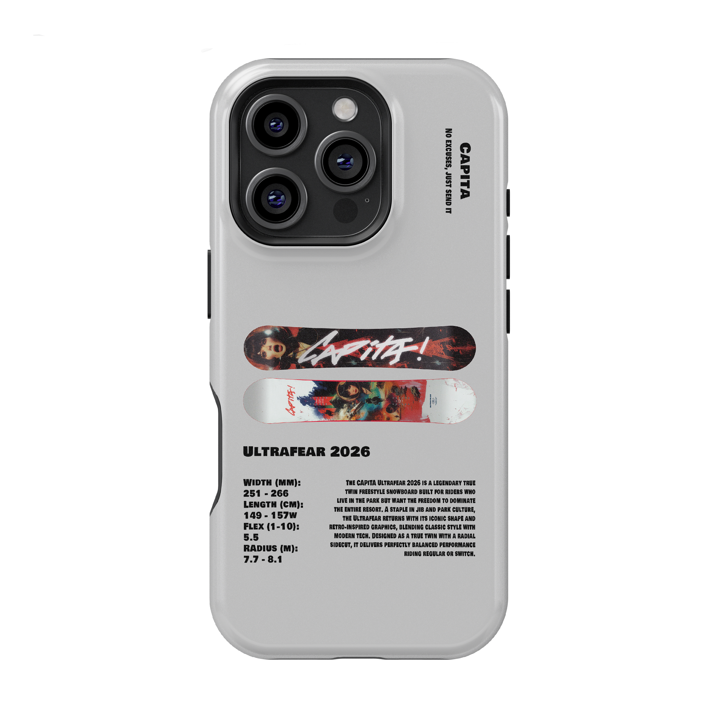 Capita Ultrafear 2026 Snowboard Phone Case