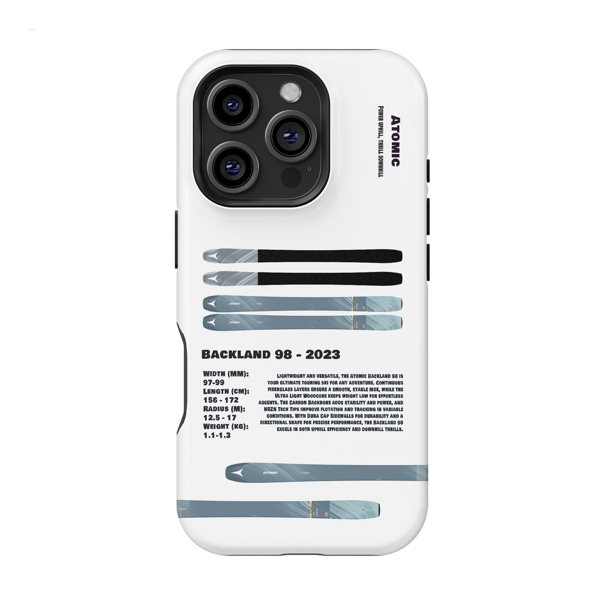 Atomic Backland 98 2023 Ski Phone Case