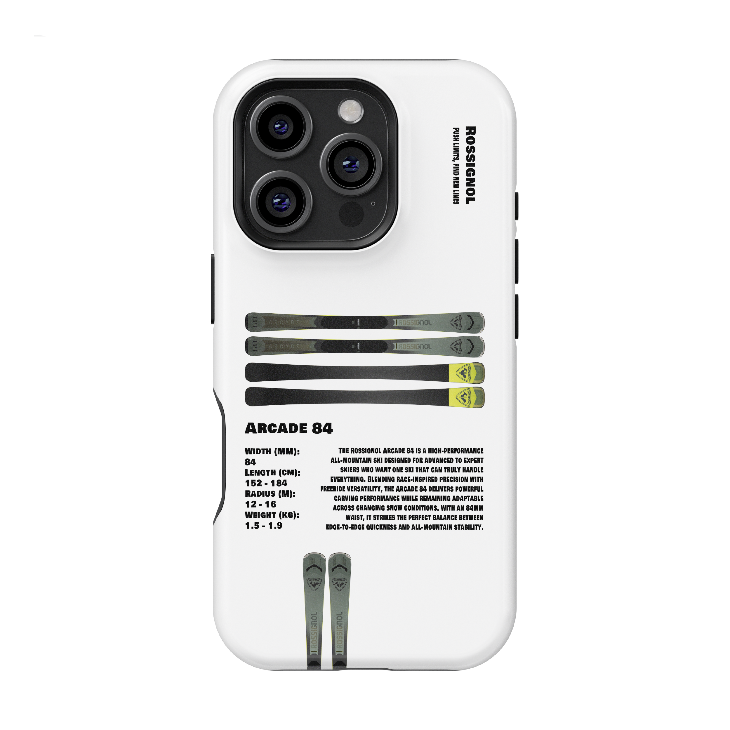 Rossignol Arcade 84 Ski Phone Case