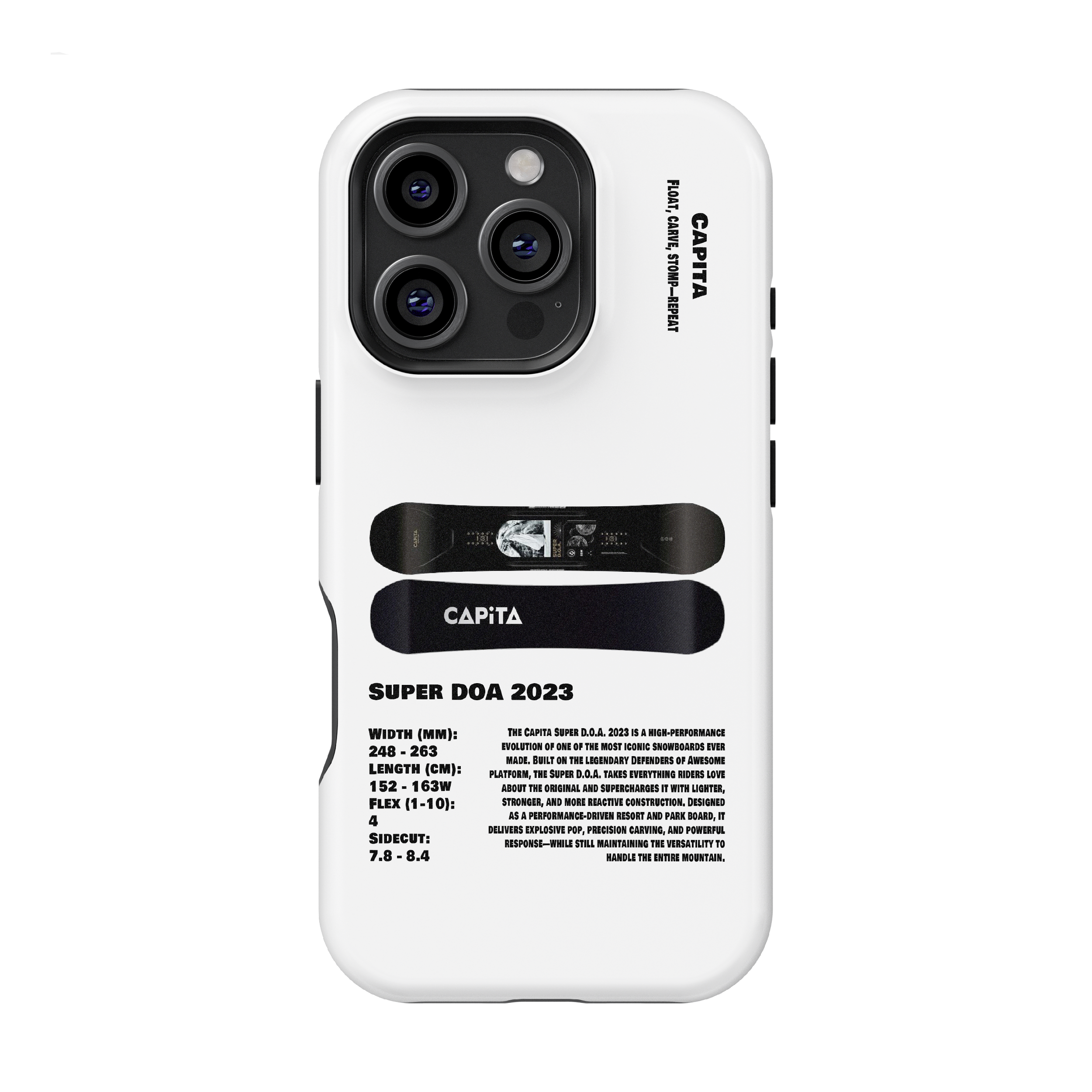 Capita Super DOA 2023 Snowboard Phone Case
