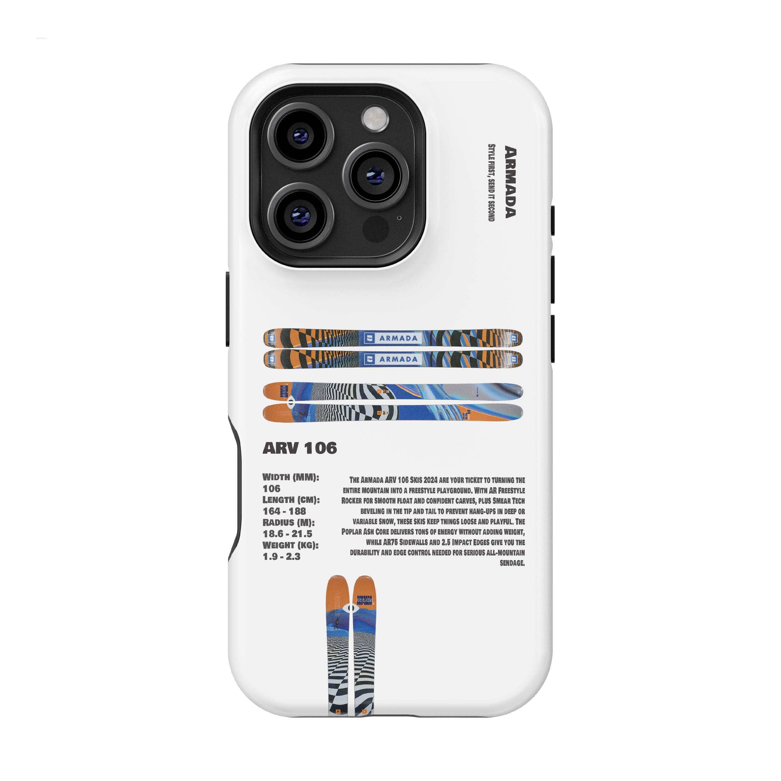 Armada ARV 106 2024 Ski Phone Case