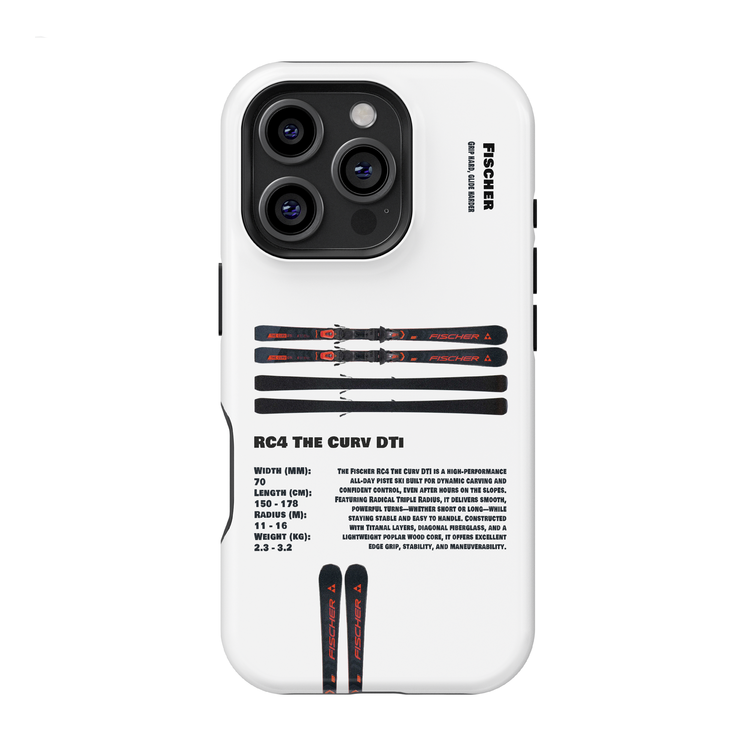 Fischer RC4 The Curv DTi Ski Phone Case