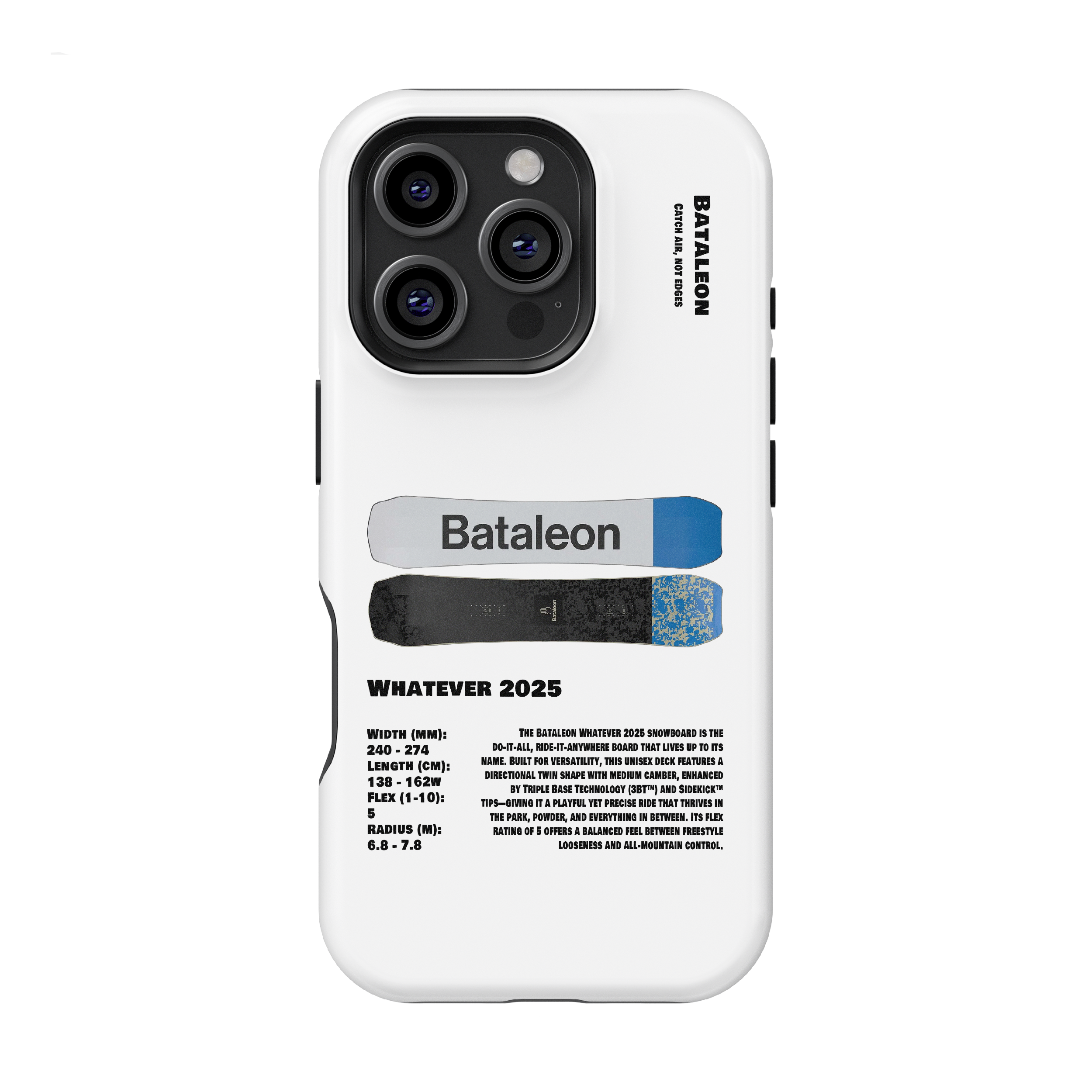 Bataleon Whatever 2025 Snowboard Phone Case