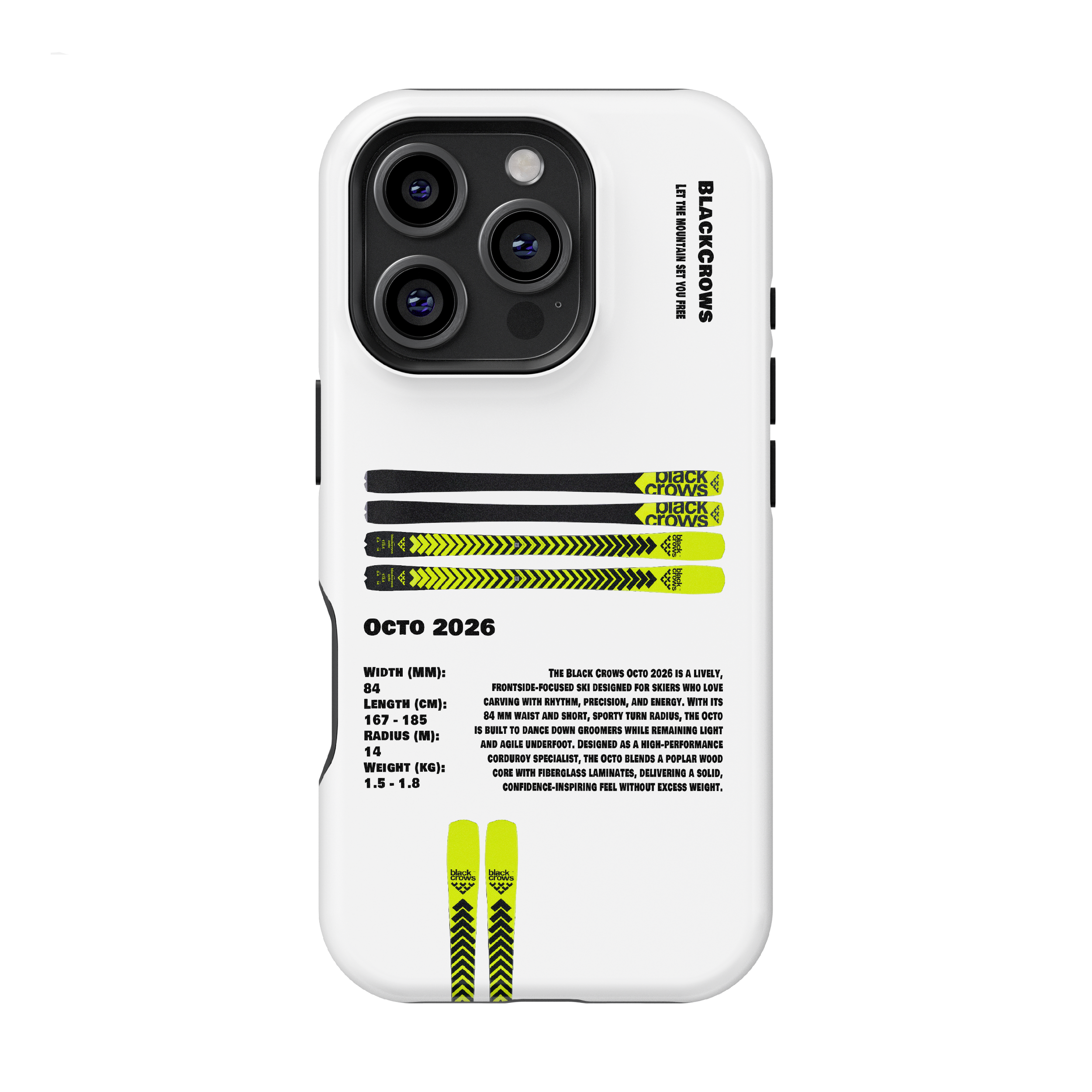 BlackCrows Octo 2026 Ski Phone Case