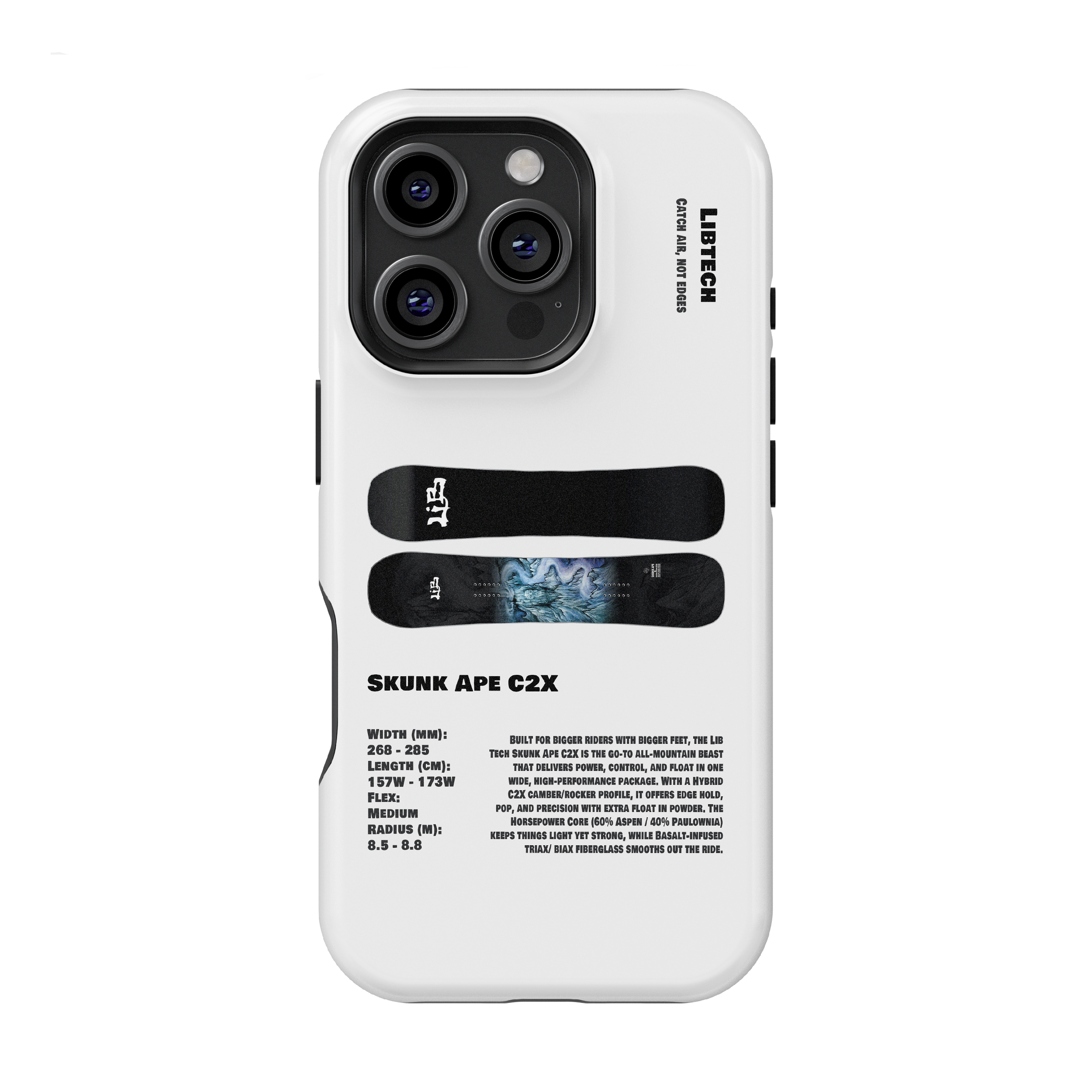 Étui de téléphone Lib Tech Cold Brew 2024 Snowboard