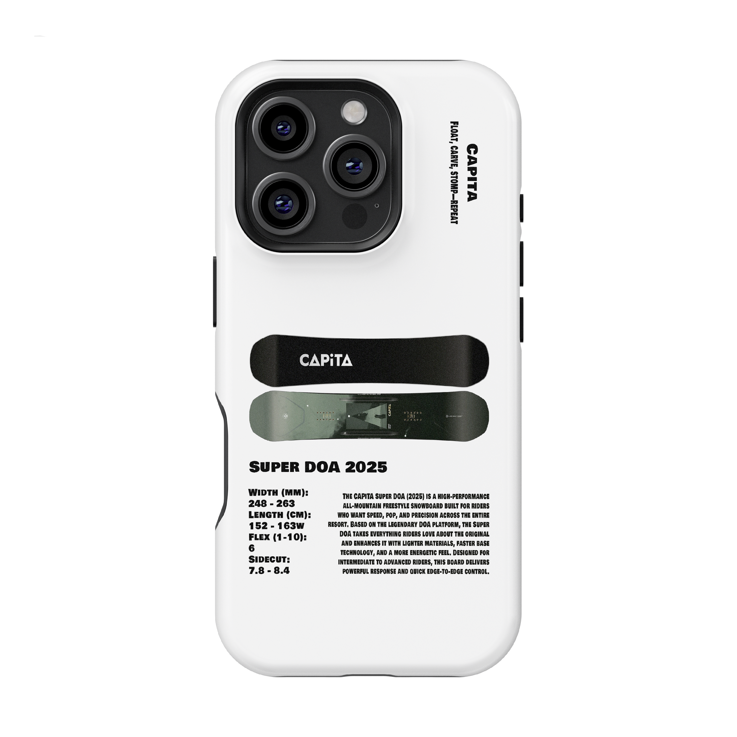 Capita Super Doa 2025 Snowboard Phone Case