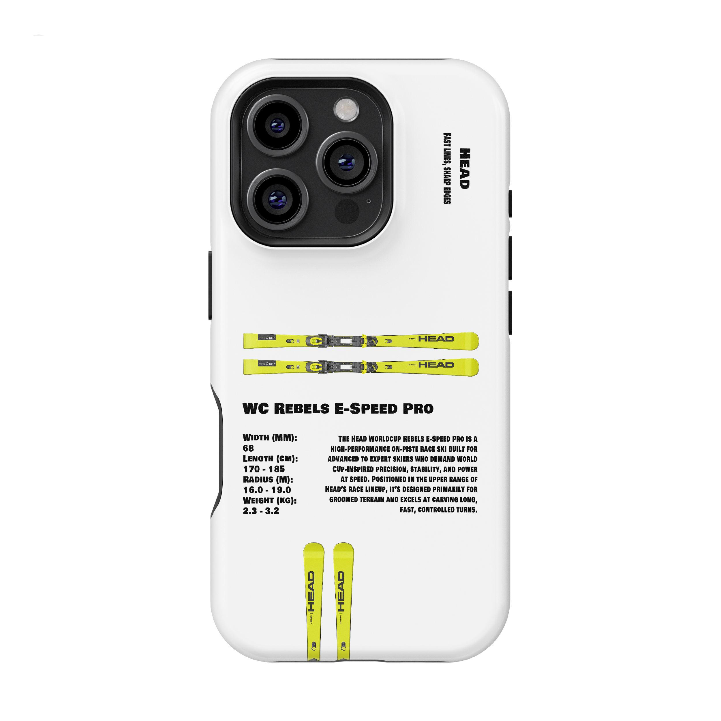 Head WC Rebels ESpeed Pro 2022 Ski Phone Case