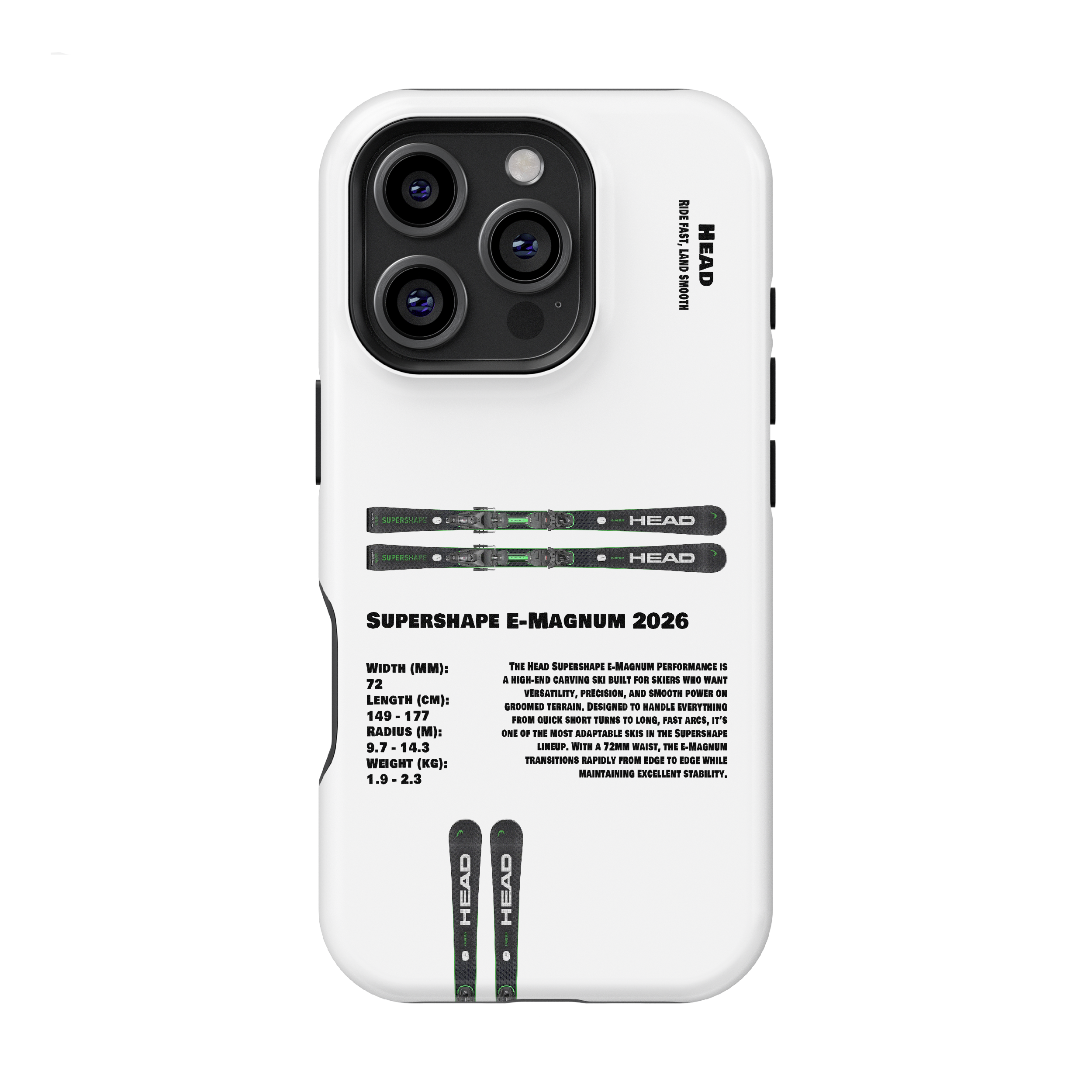 Head Supershape eMagnum Performance Ski Phone Case