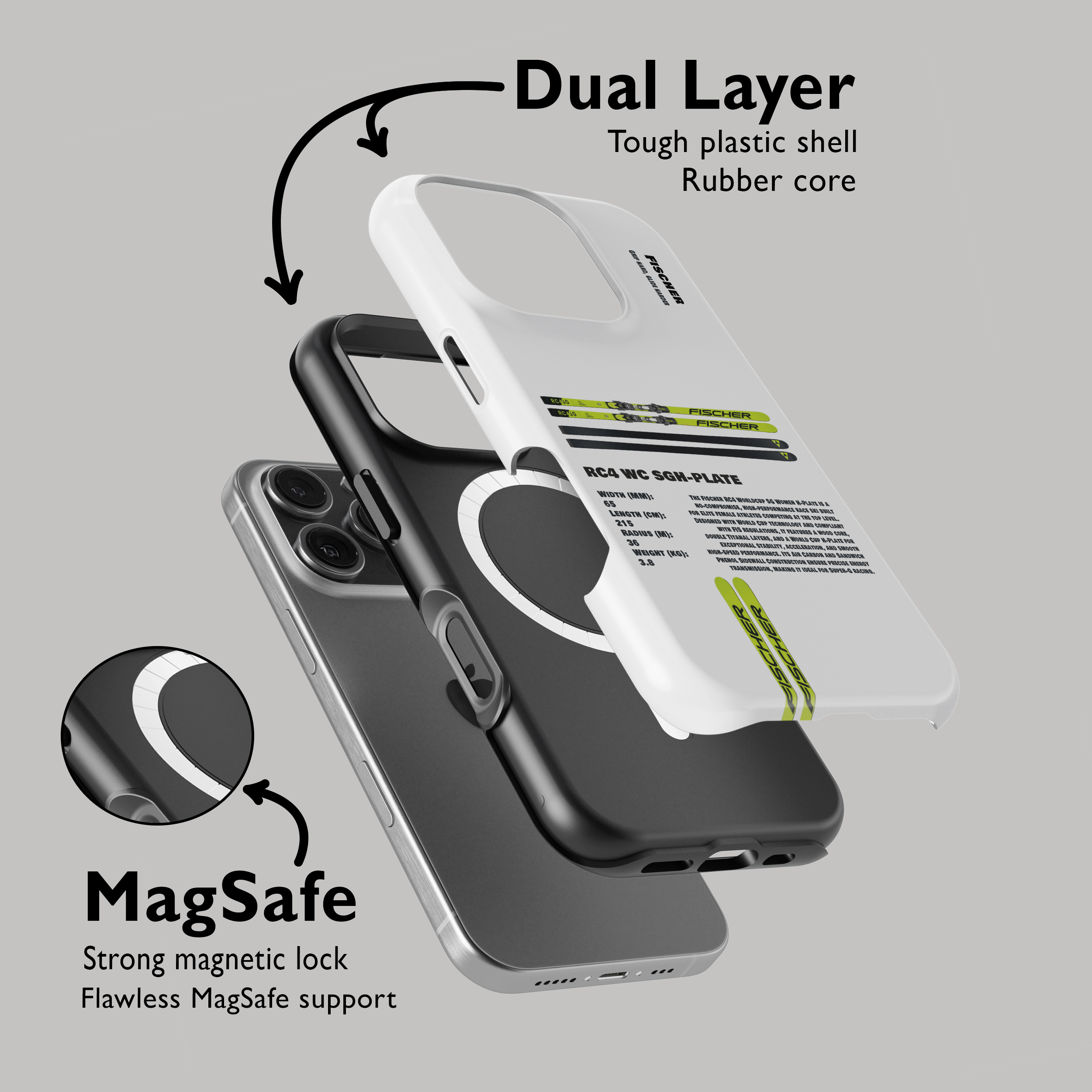 Fischer RC4 WORLDCUP SG HPLATE Ski Phone Case
