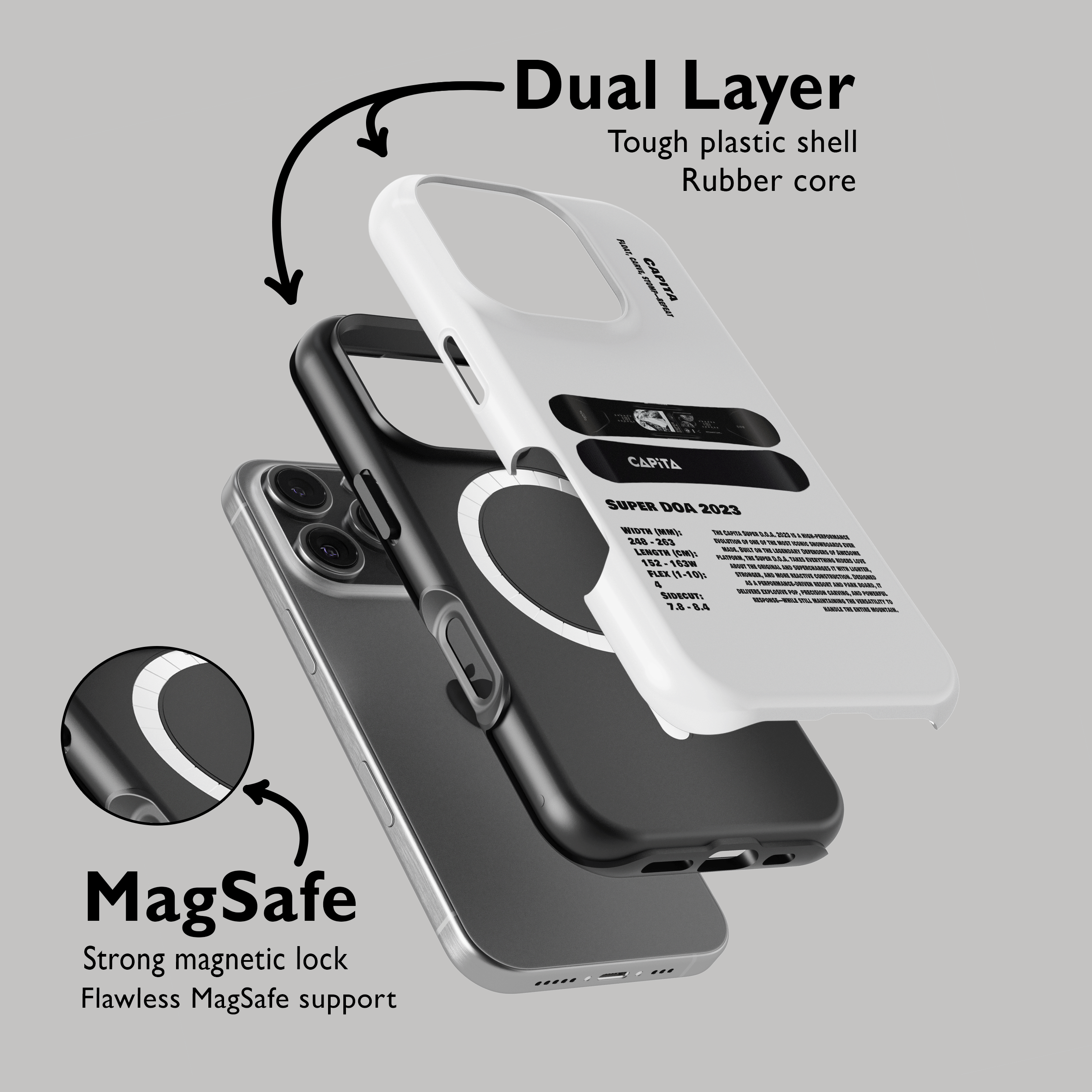 Capita Super DOA 2023 Snowboard Phone Case