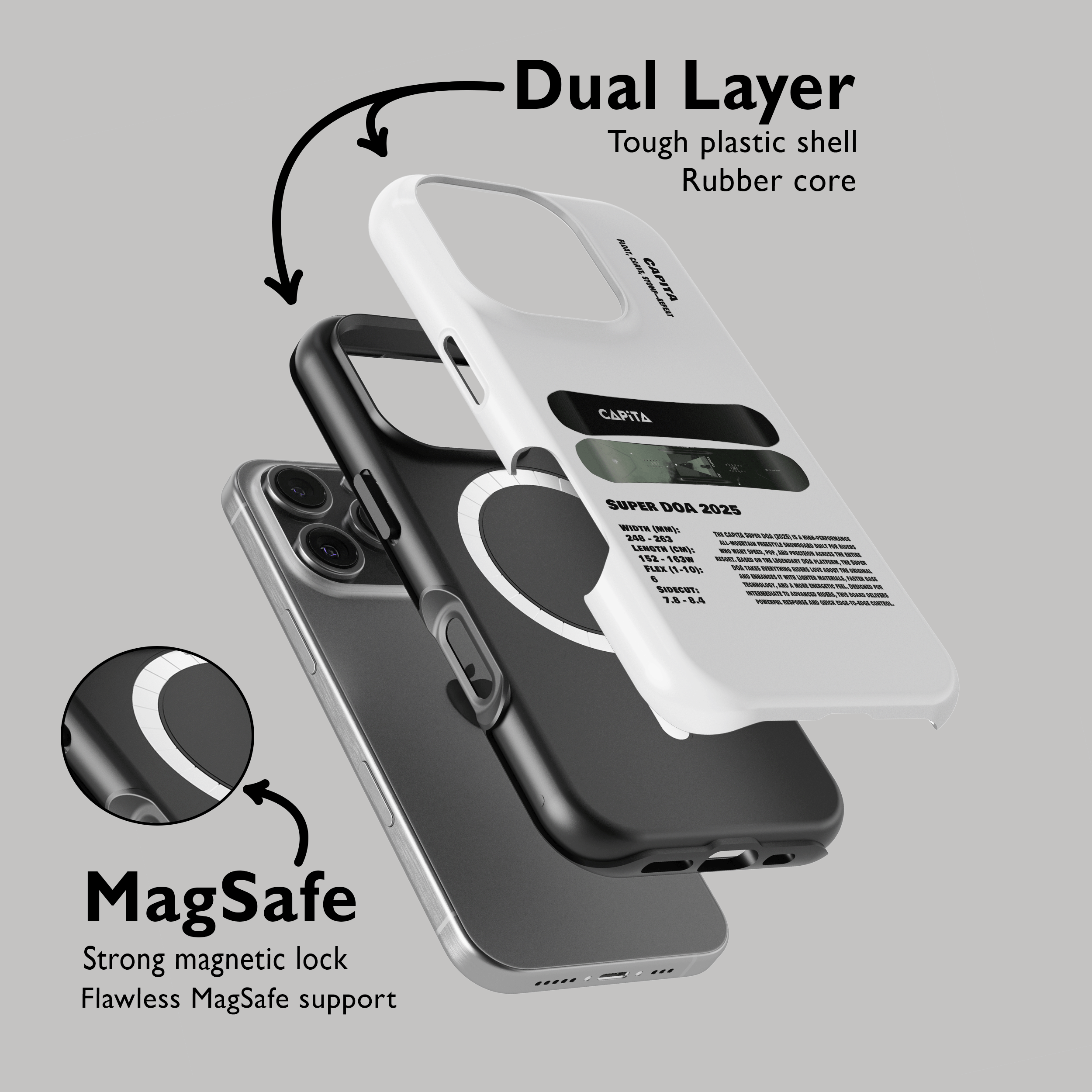 Capita Super Doa 2025 Snowboard Phone Case