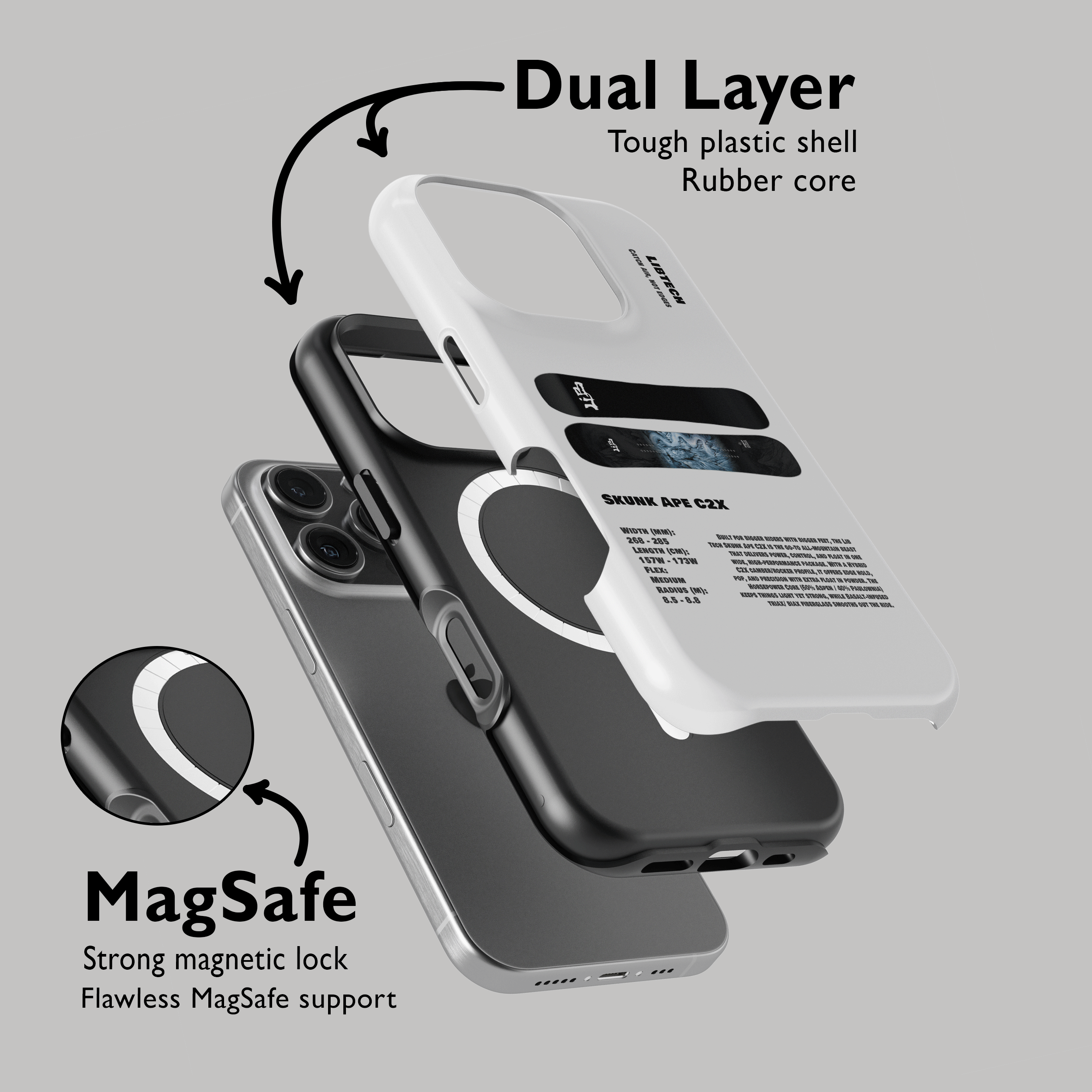 Étui de téléphone Lib Tech Cold Brew 2024 Snowboard