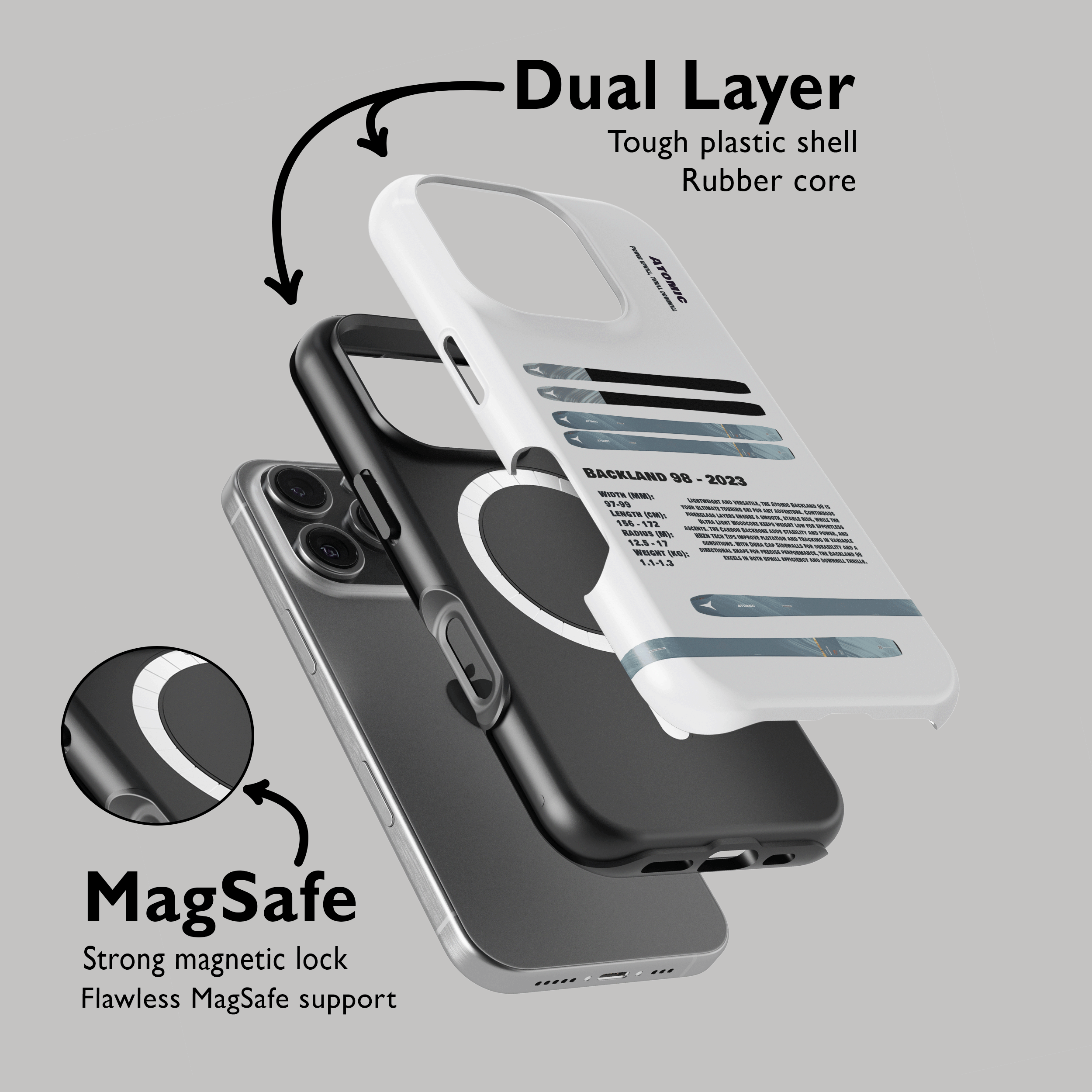 Atomic Backland 98 2023 Ski Phone Case