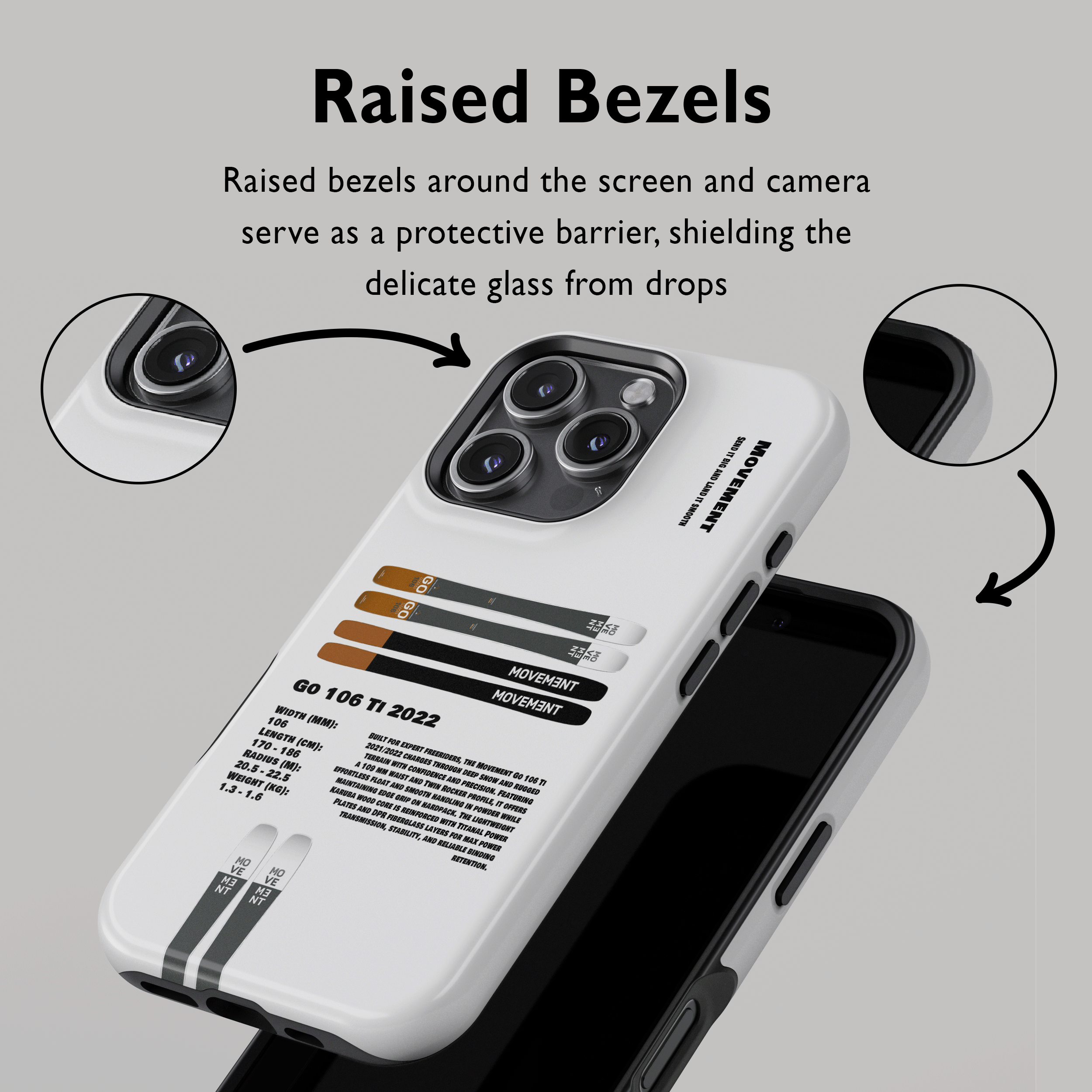 Movement Go 106 Ti 2022 Ski Phone Case