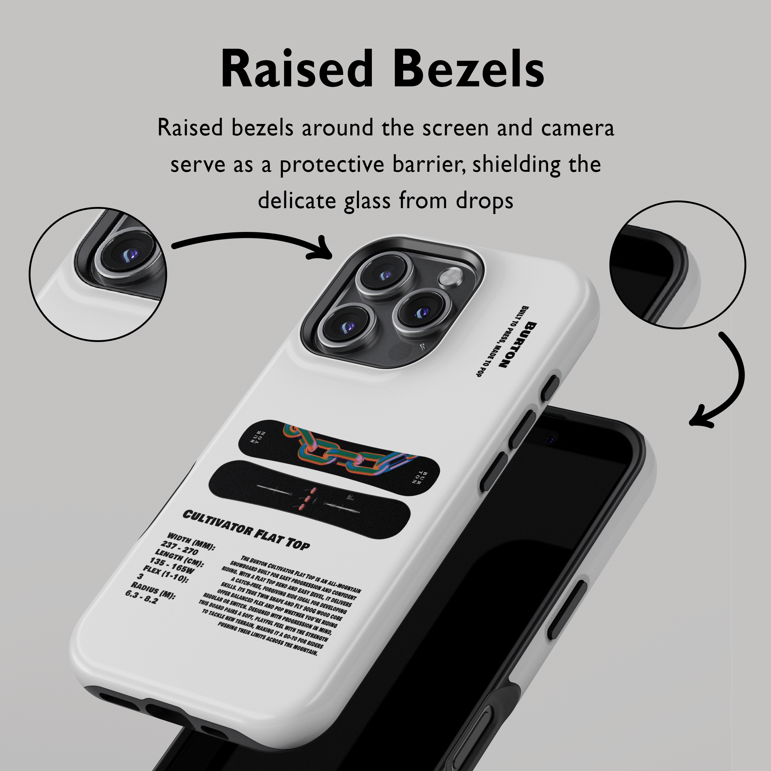 Étui de téléphone pour snowboard Burton Process Camber 2026